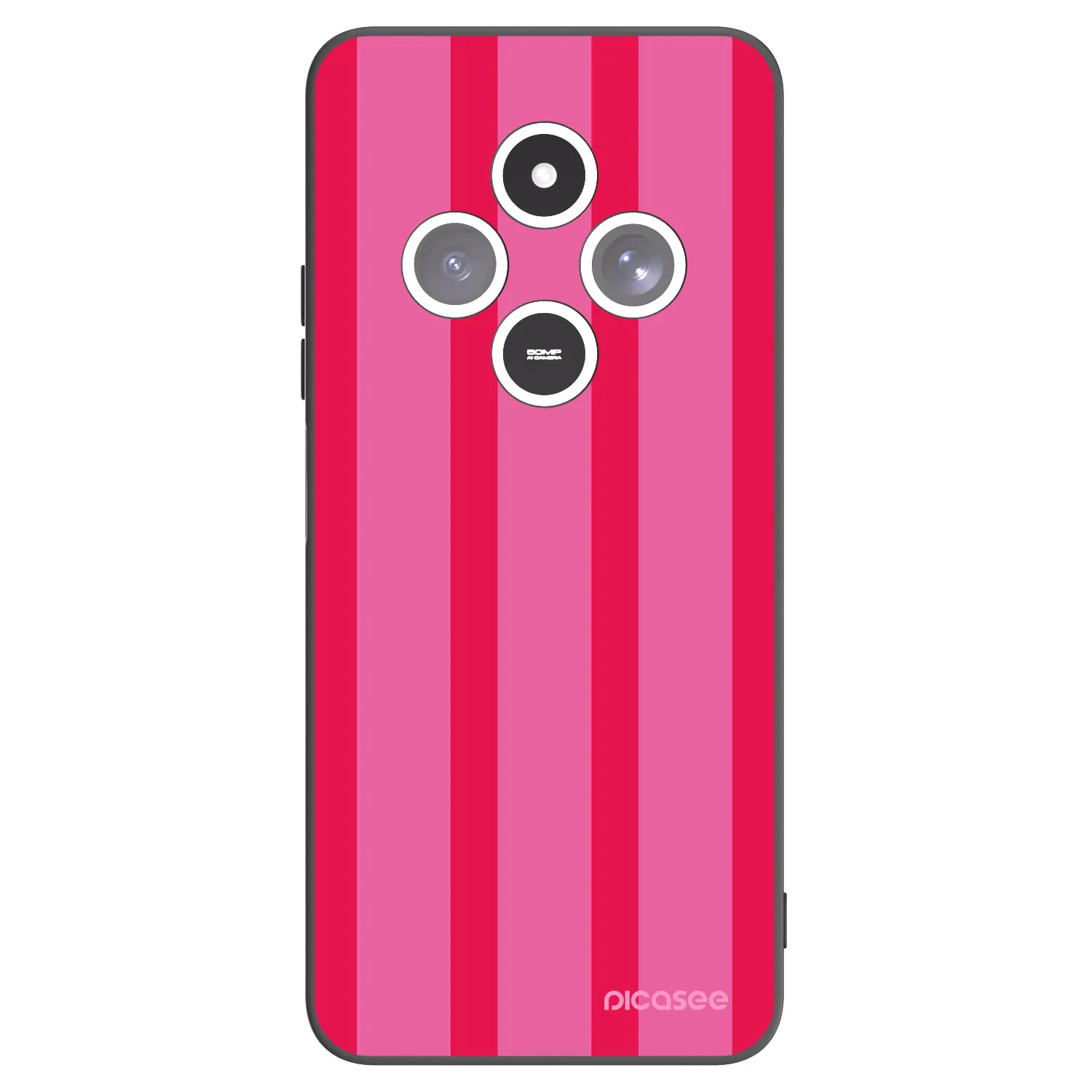 Picasee Μαύρη θήκη σιλικόνης για Xiaomi Redmi 14C - Hot tropic
