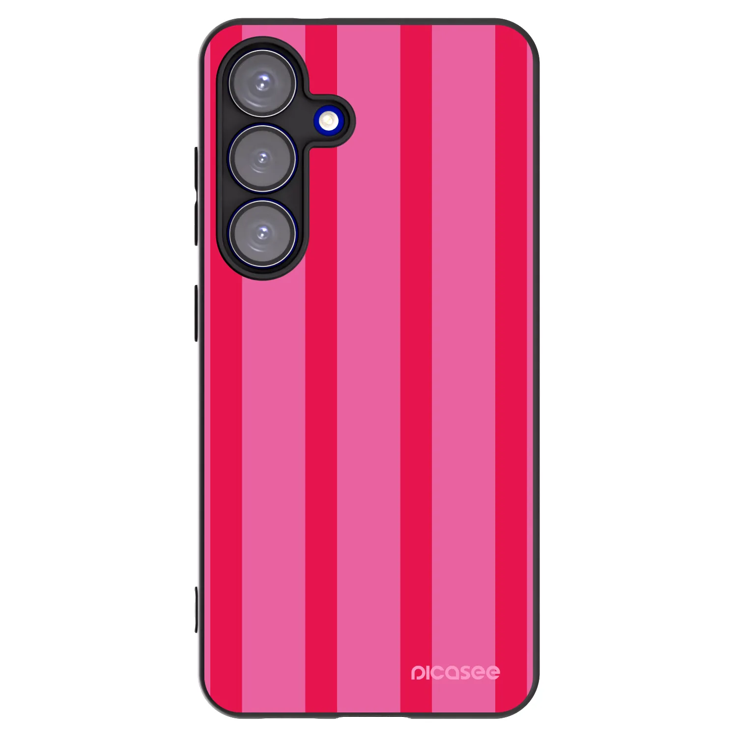 Picasee Μαύρη θήκη σιλικόνης για Samsung Galaxy S25 5G - Hot tropic