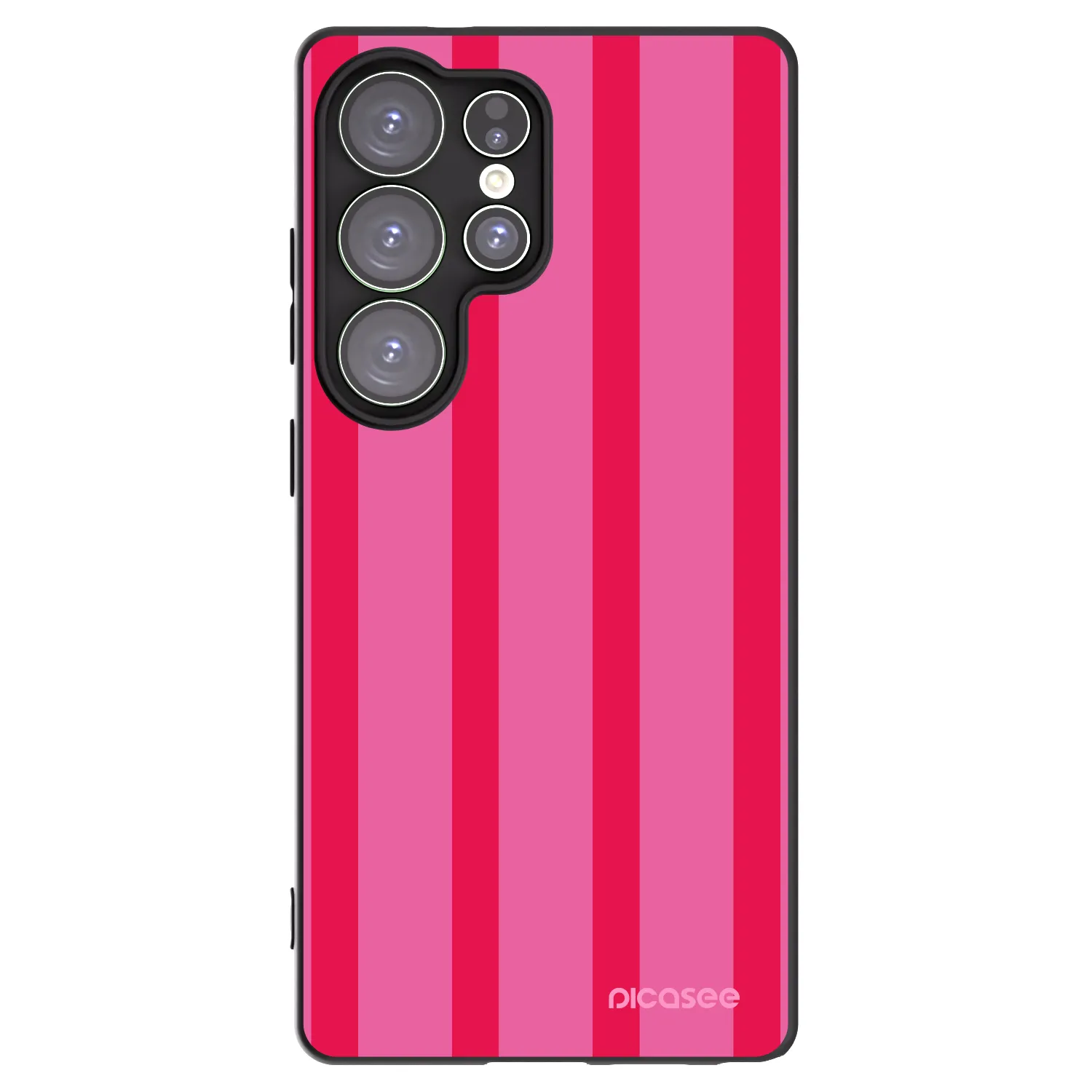 Picasee Μαύρη θήκη σιλικόνης για Samsung Galaxy S25 Ultra 5G - Hot tropic