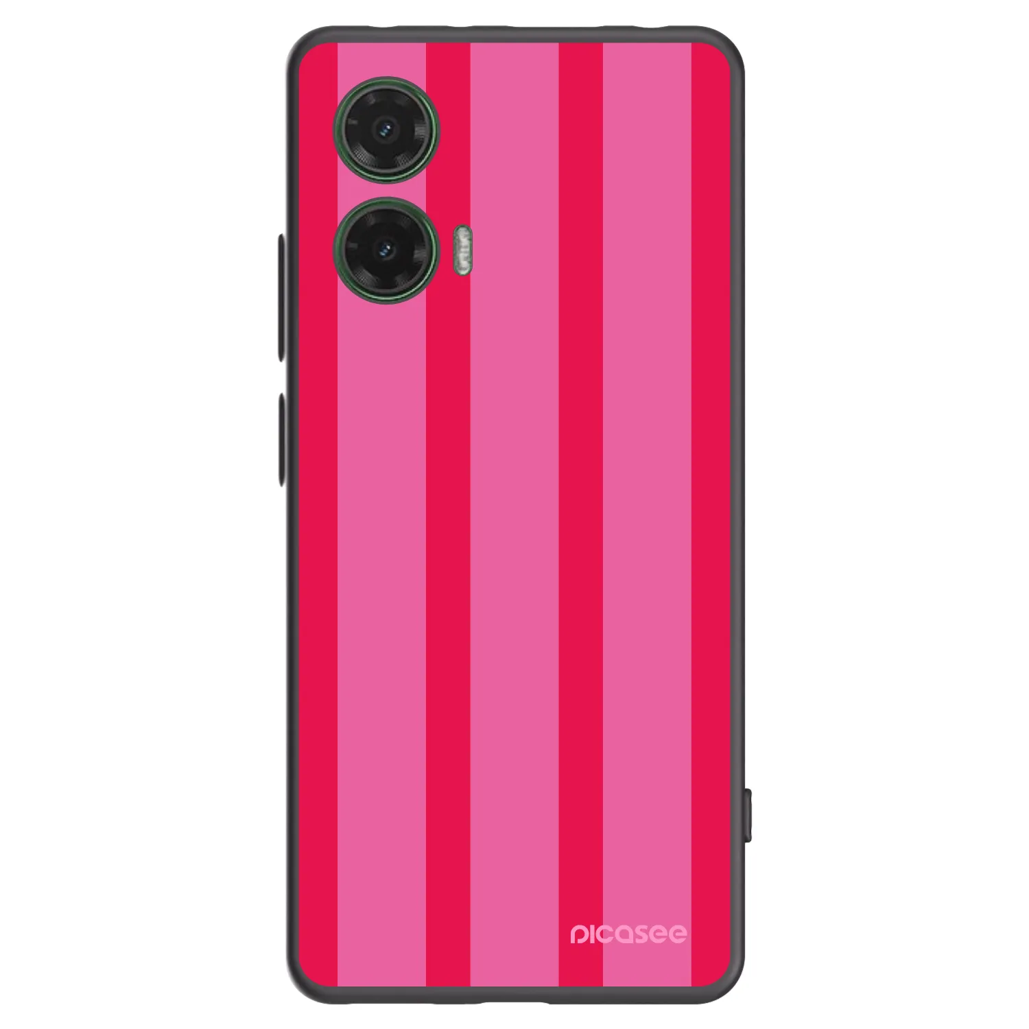 Picasee Μαύρη θήκη σιλικόνης για Motorola Moto G35 5G - Hot tropic