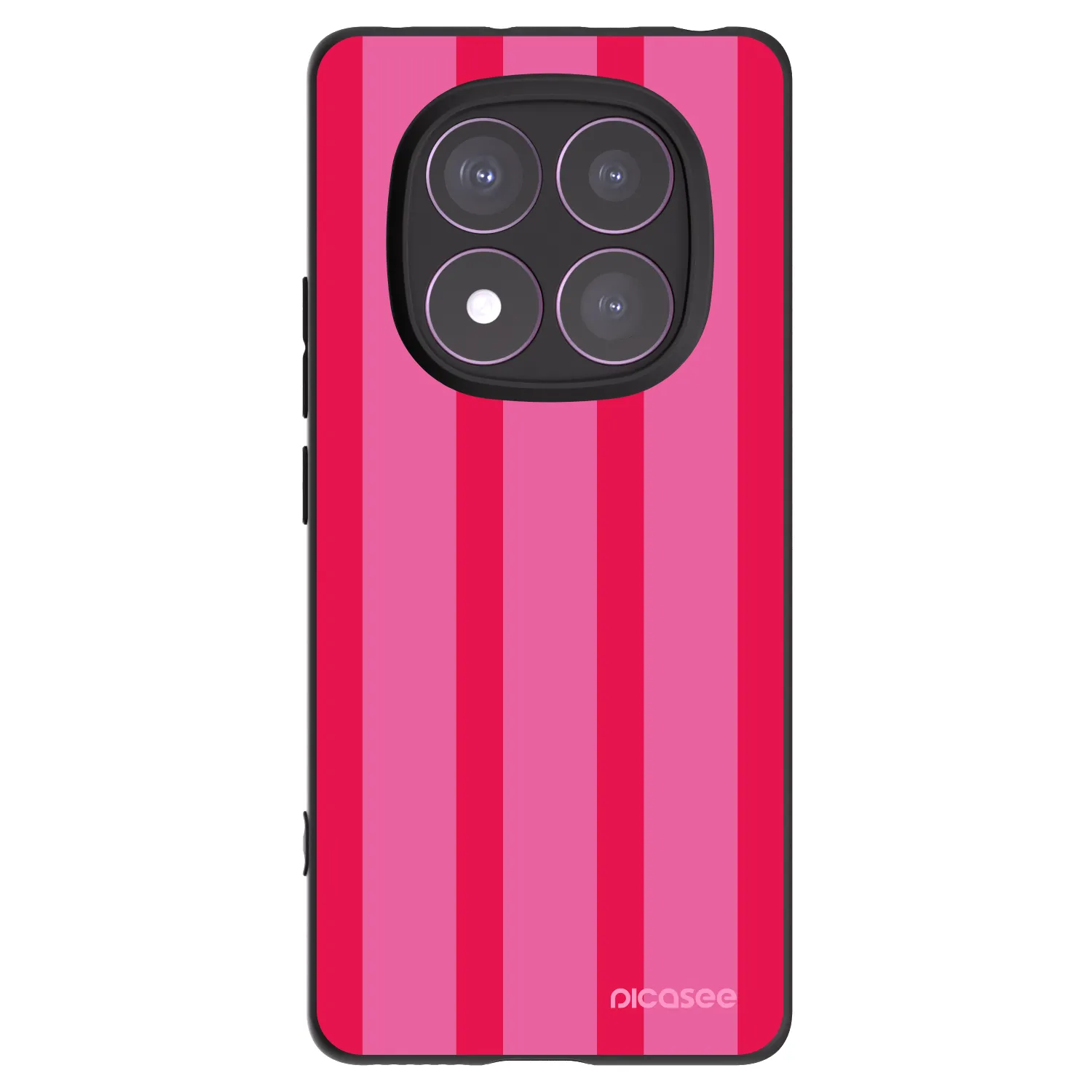 Picasee Μαύρη θήκη σιλικόνης για Xiaomi Redmi Note 14 Pro 4G - Hot tropic