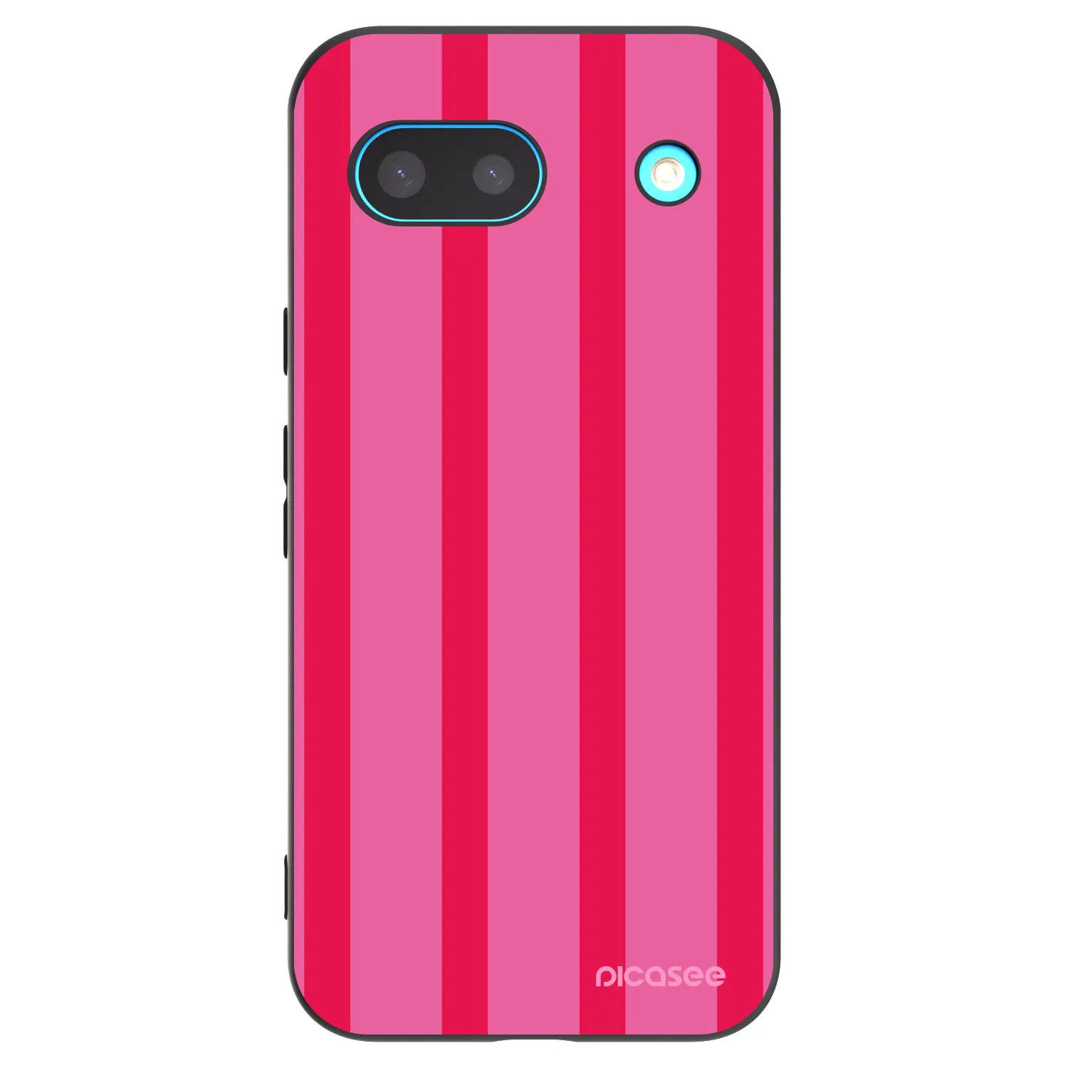 Picasee Μαύρη θήκη σιλικόνης για Google Pixel 8a - Hot tropic