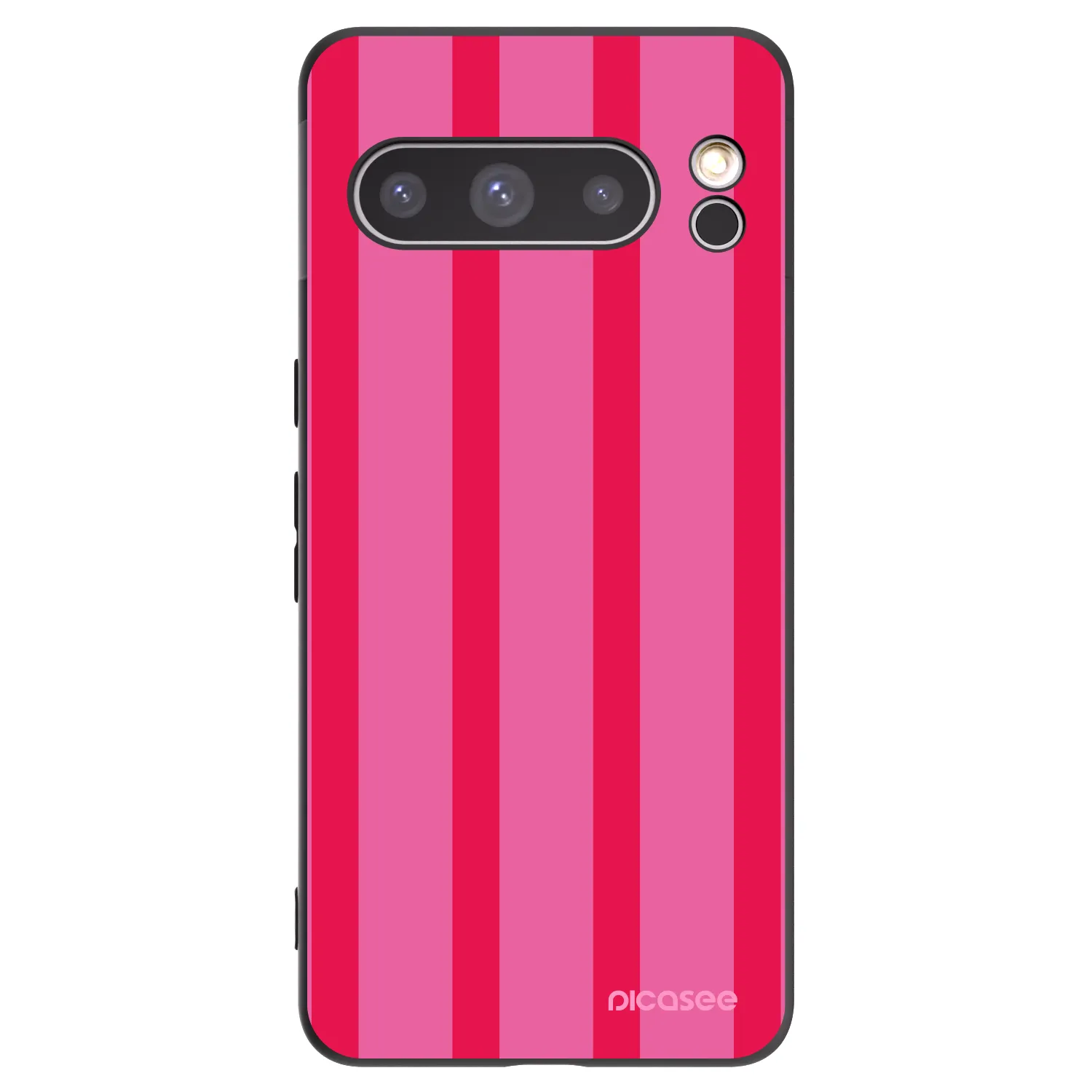 Picasee Μαύρη θήκη σιλικόνης για Google Pixel 8 Pro - Hot tropic