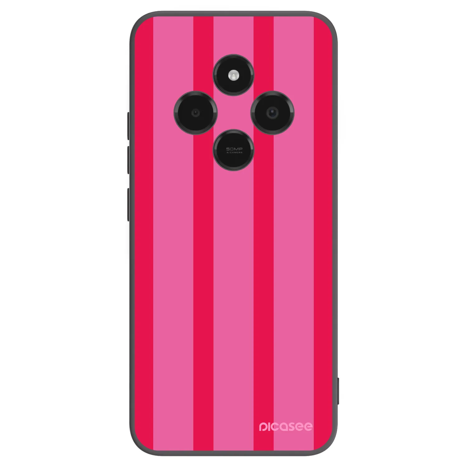 Picasee Μαύρη θήκη σιλικόνης για Xiaomi Poco C75 - Hot tropic