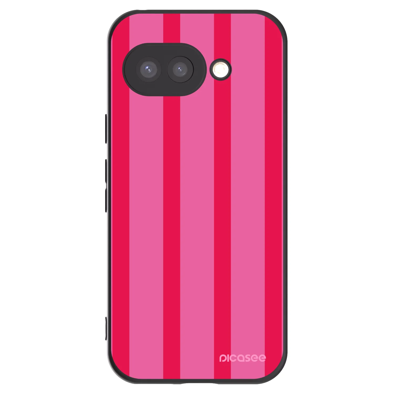 Picasee Μαύρη θήκη σιλικόνης για Google Pixel 9a - Hot tropic