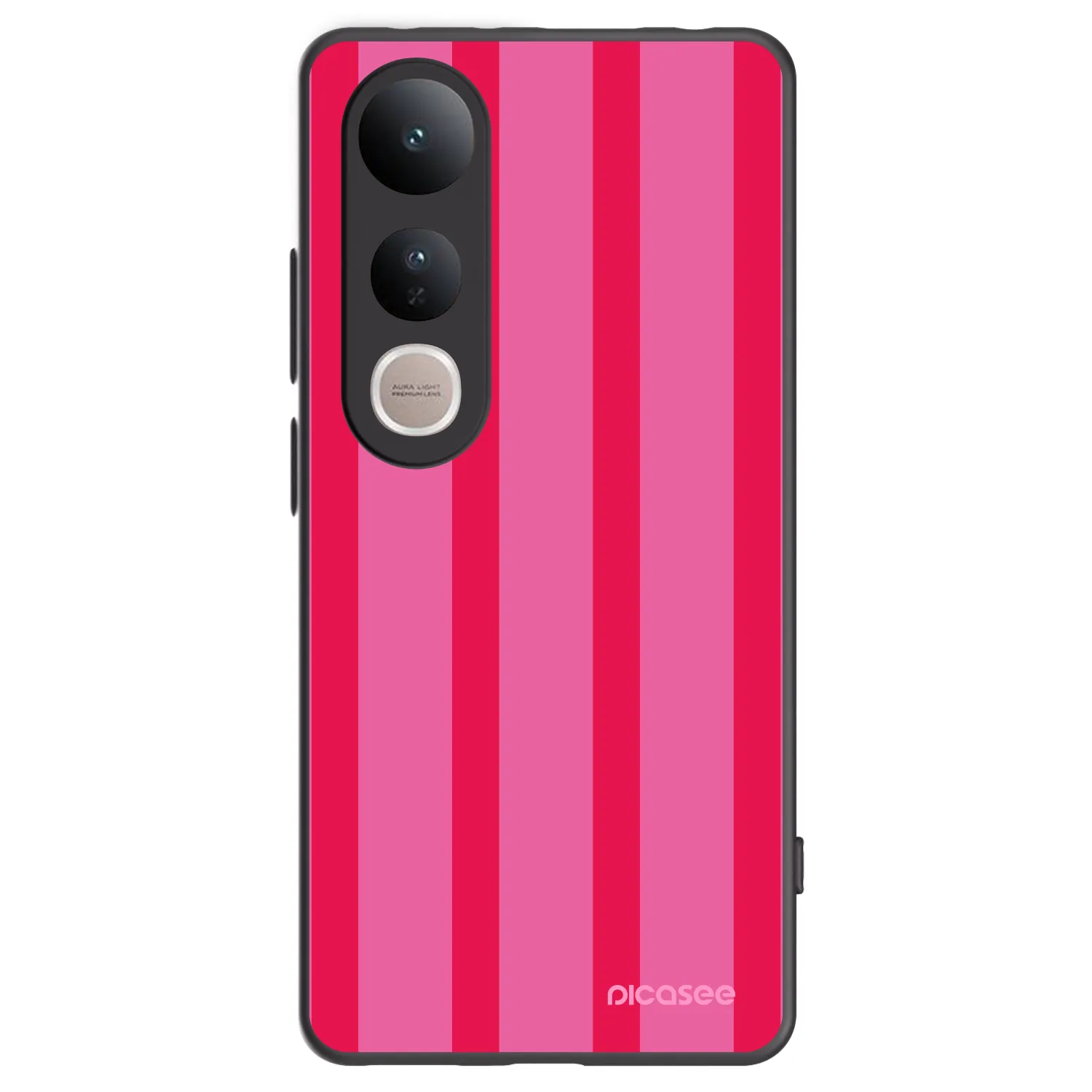 Picasee Μαύρη θήκη σιλικόνης για Vivo V50 Lite 5G - Hot tropic