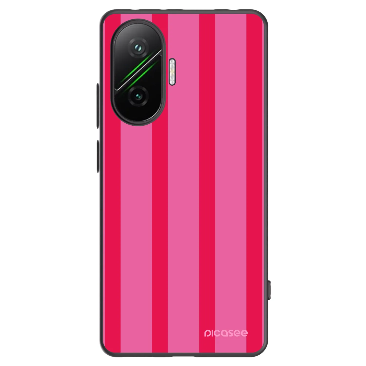 Picasee Μαύρη θήκη σιλικόνης για Xiaomi Poco F7 Pro 5G - Hot tropic