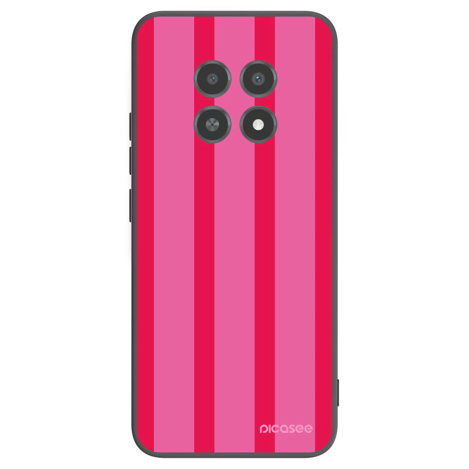 Picasee Μαύρη θήκη σιλικόνης για Realme 12X - Hot tropic