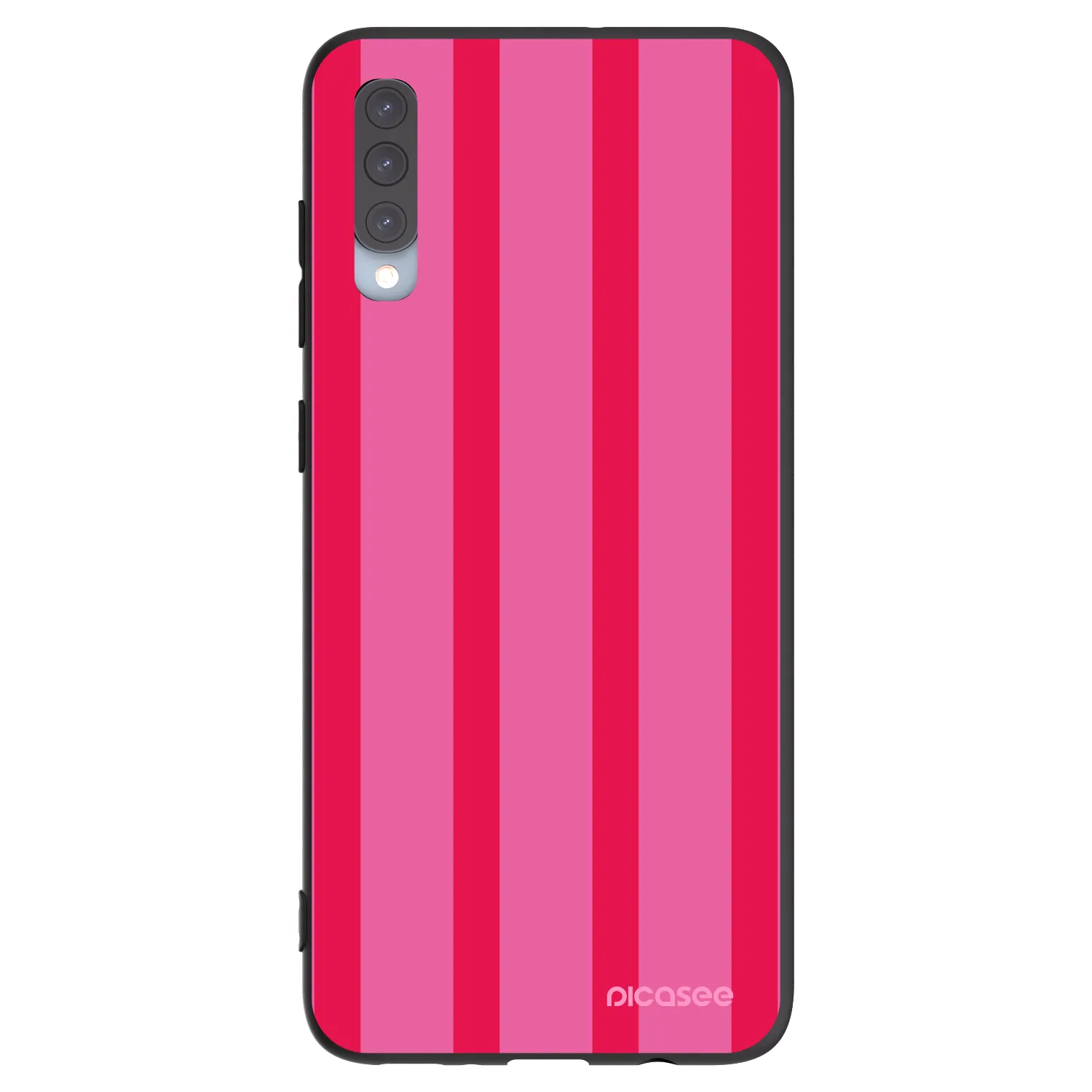 Picasee Μαύρη θήκη σιλικόνης για Samsung Galaxy A70 A705F - Hot tropic