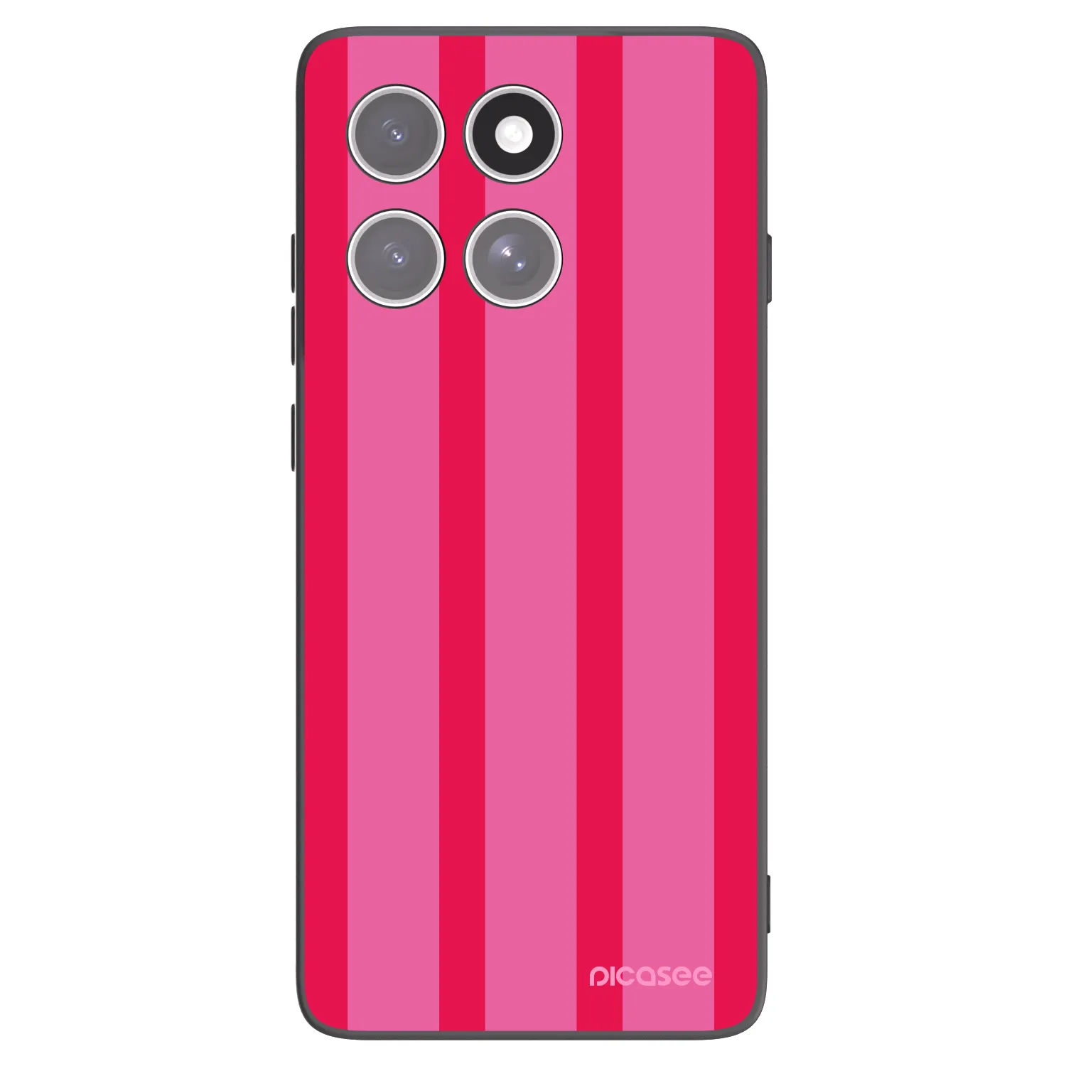Picasee Μαύρη θήκη σιλικόνης για Motorola Edge 60 Pro - Hot tropic