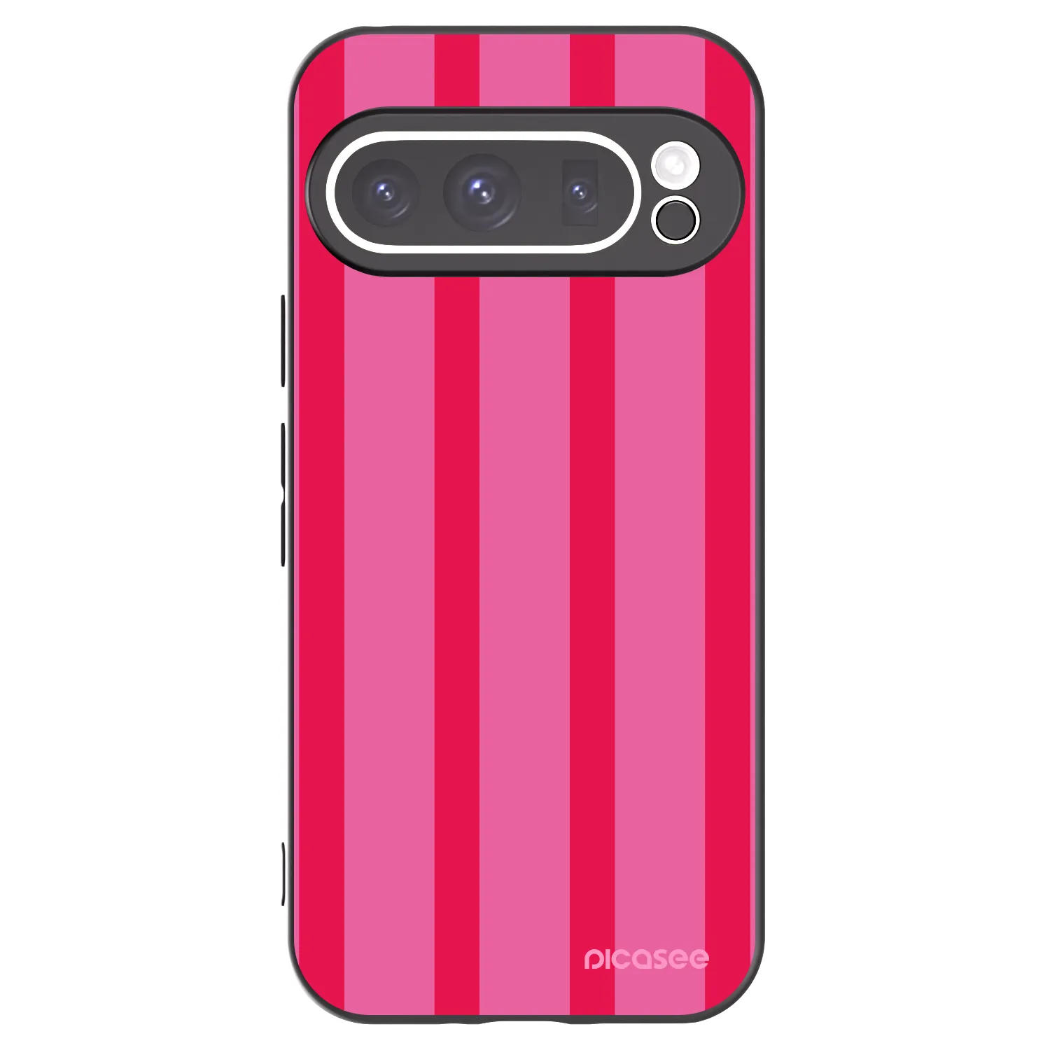 Picasee Μαύρη θήκη σιλικόνης για Google Pixel 9 Pro XL - Hot tropic