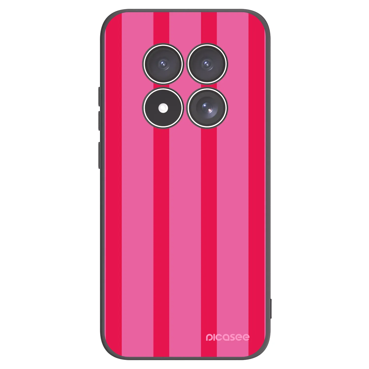 Picasee Μαύρη θήκη σιλικόνης για Xiaomi Redmi Note 15 Pro 4G - Hot tropic