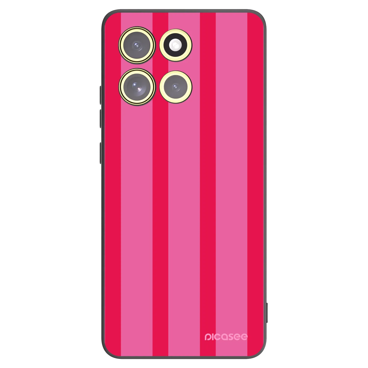 Picasee Μαύρη θήκη σιλικόνης για Motorola Moto G86 Power 5G - Hot tropic