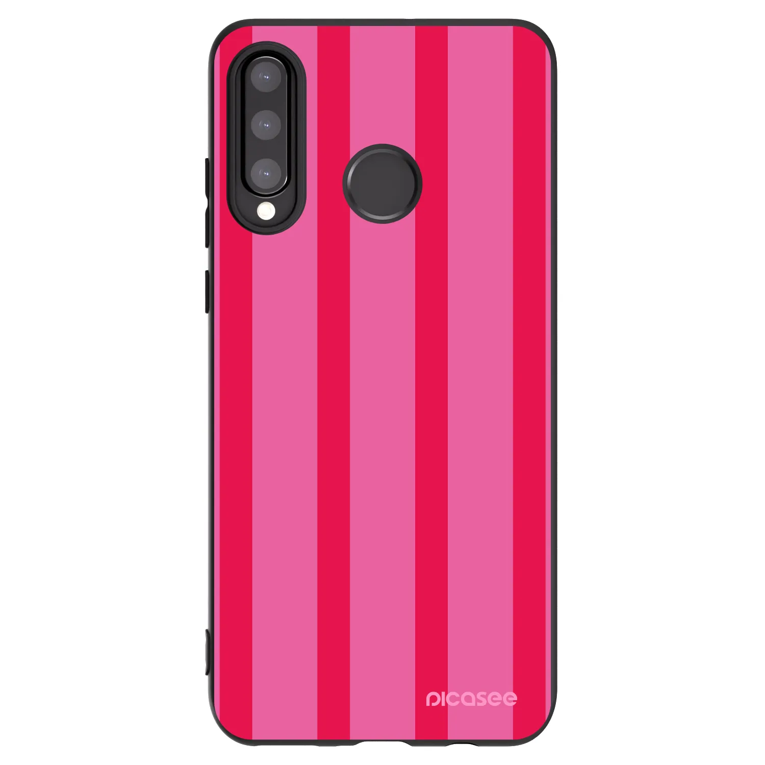 Picasee Μαύρη θήκη σιλικόνης για Huawei P30 Lite - Hot tropic