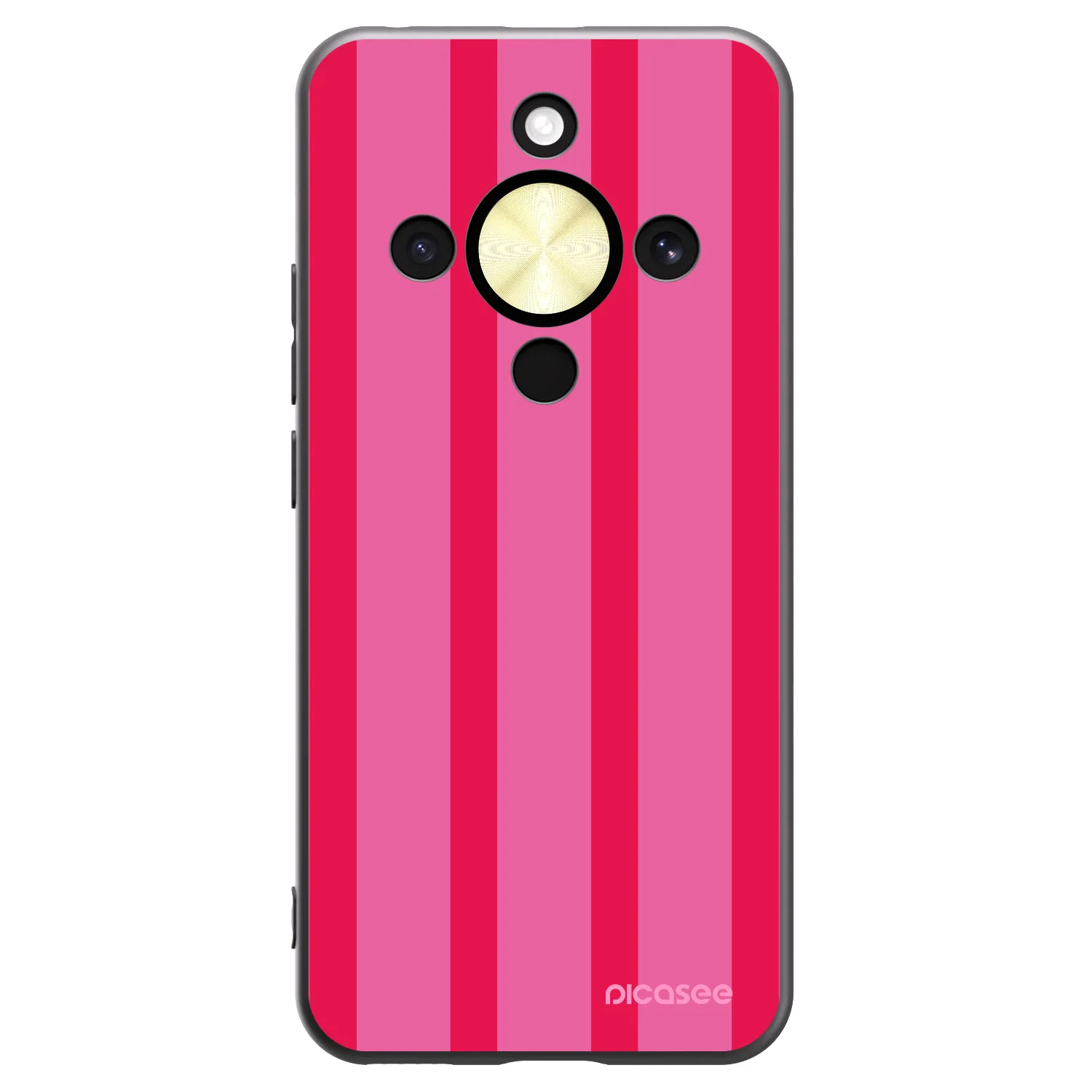 Picasee Μαύρη θήκη σιλικόνης για Honor Magic8 Lite 5G - Hot tropic