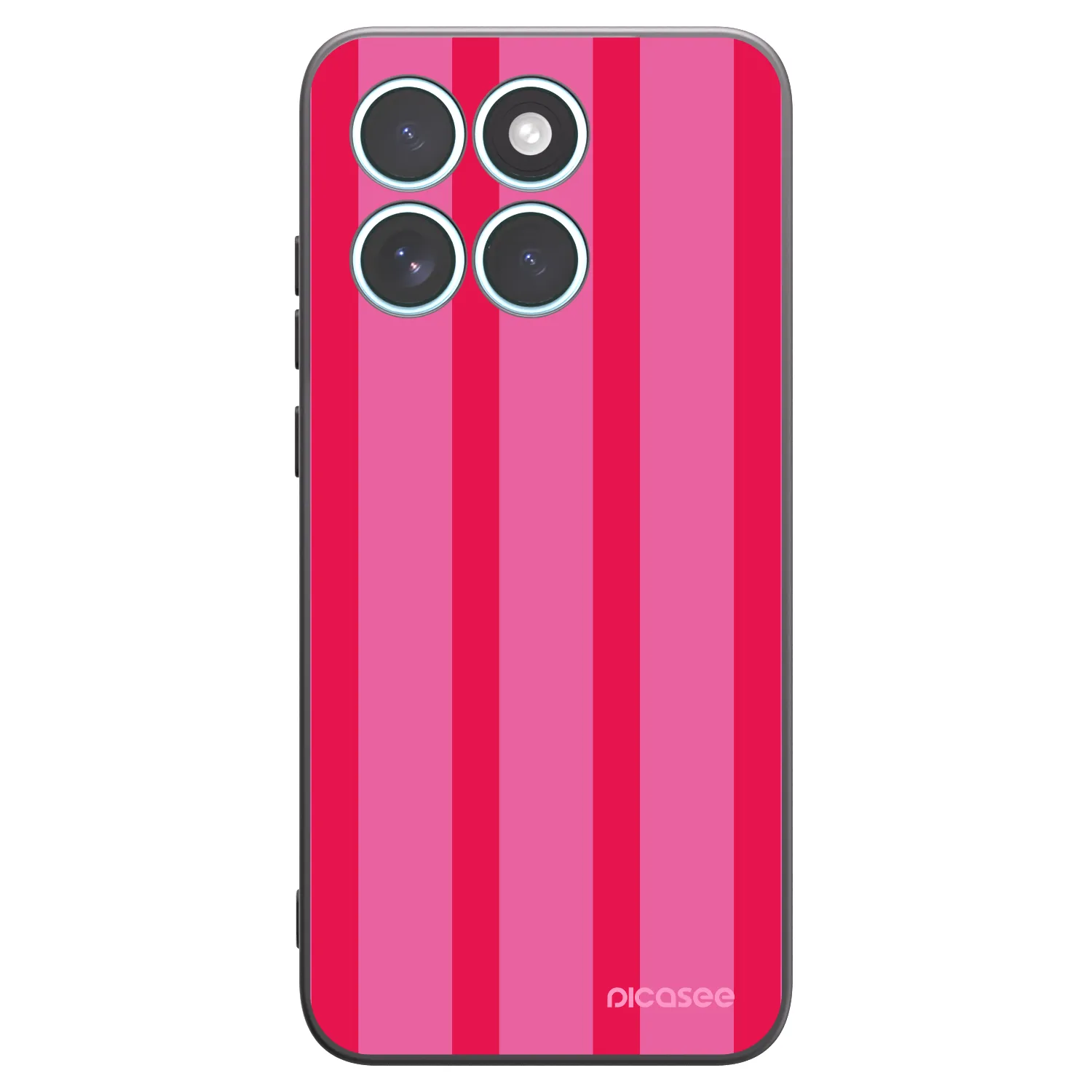 Picasee Μαύρη θήκη σιλικόνης για Motorola Edge 70 Fusion - Hot tropic