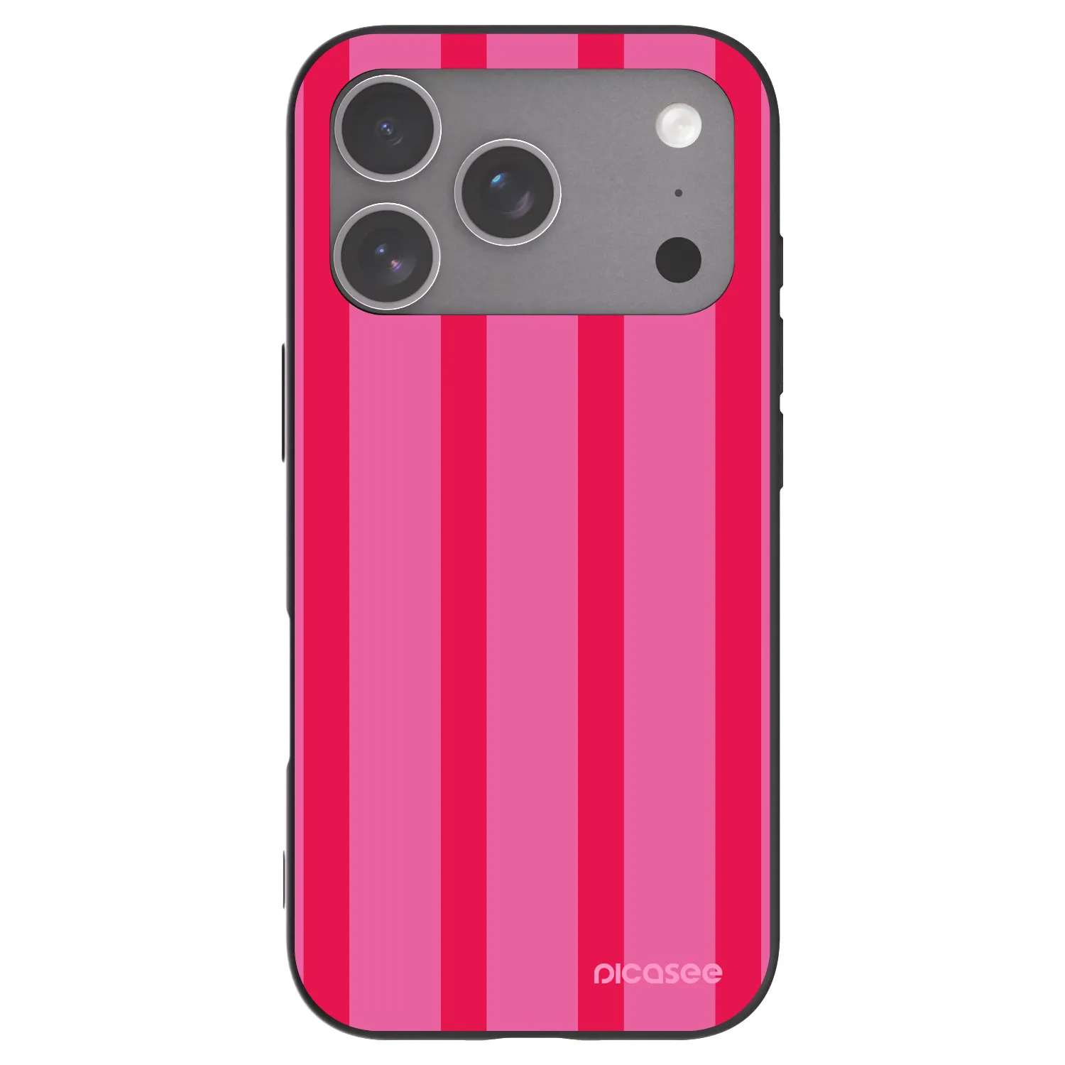 Picasee Μαύρη θήκη σιλικόνης για Apple iPhone 18 Pro - Hot tropic
