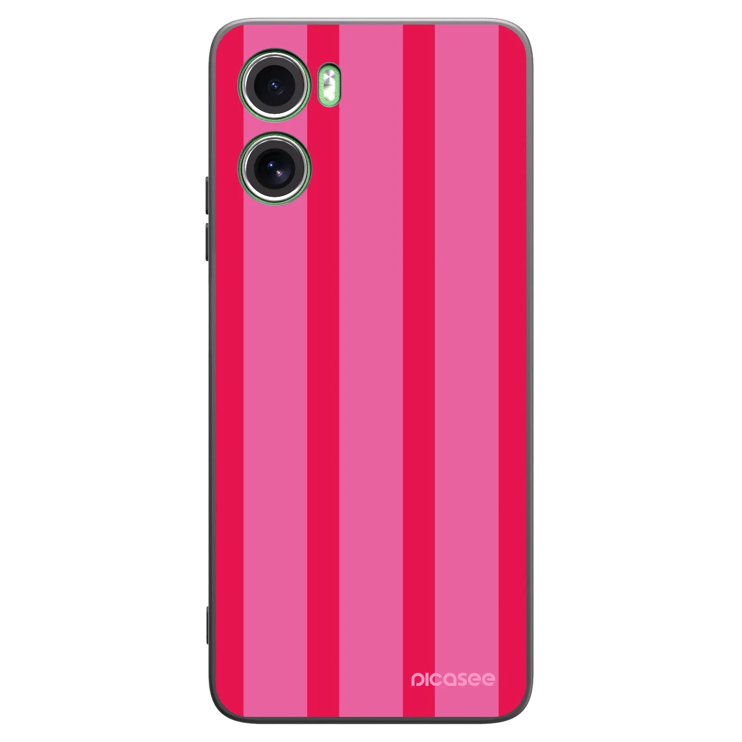 Picasee Μαύρη θήκη σιλικόνης για Motorola Moto G06 - Hot tropic