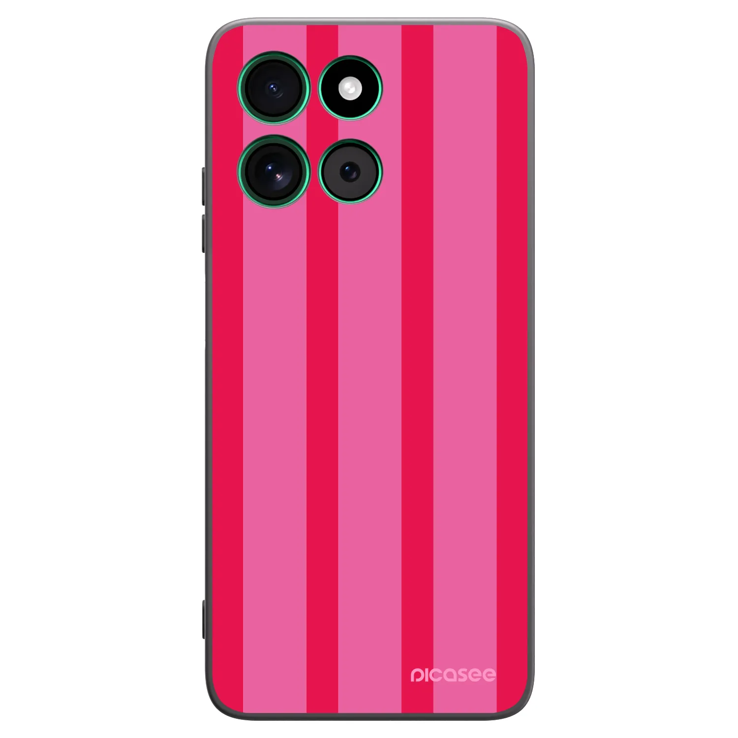 Picasee Μαύρη θήκη σιλικόνης για Motorola Moto G57 Power - Hot tropic