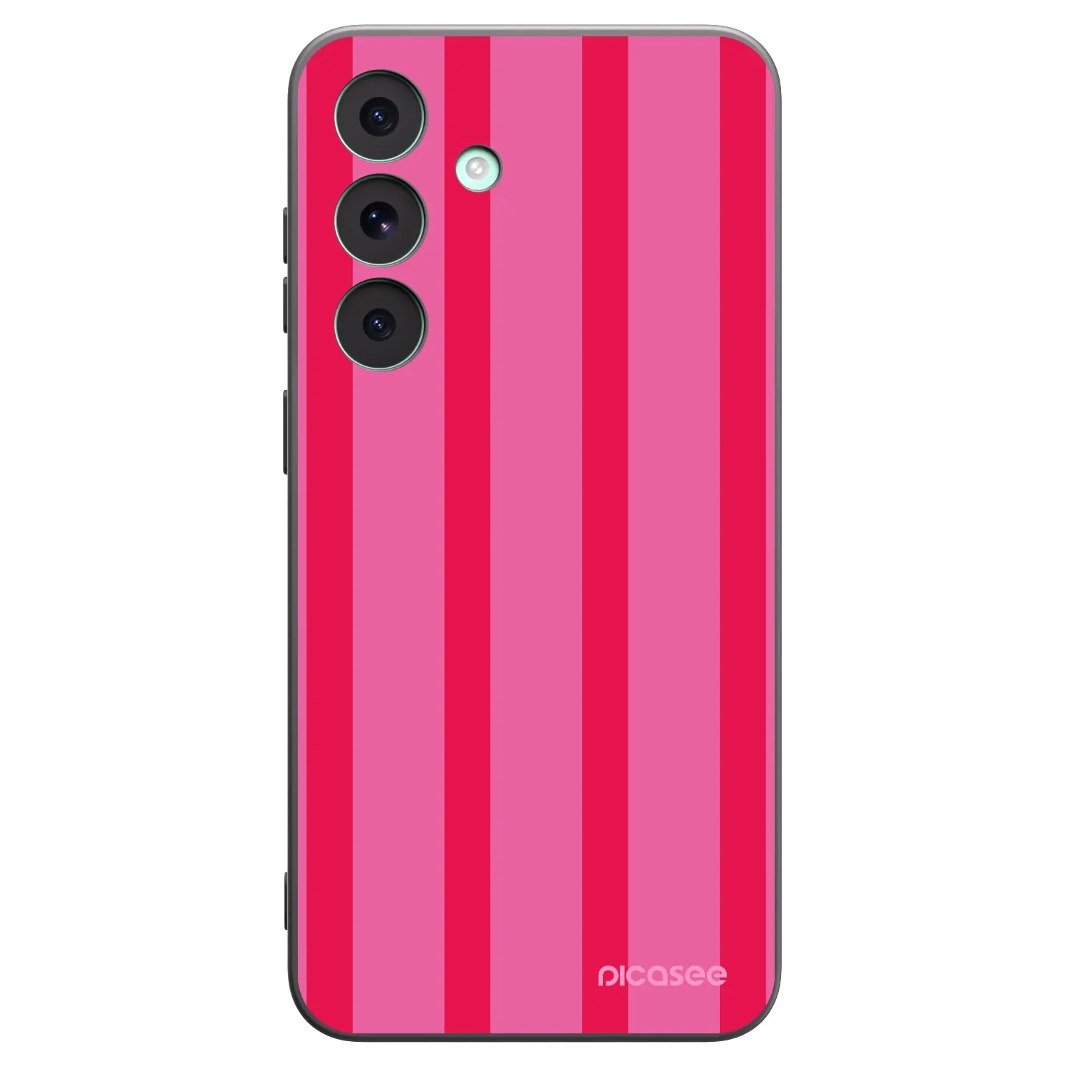 Picasee Μαύρη θήκη σιλικόνης για Samsung Galaxy S26 FE - Hot tropic