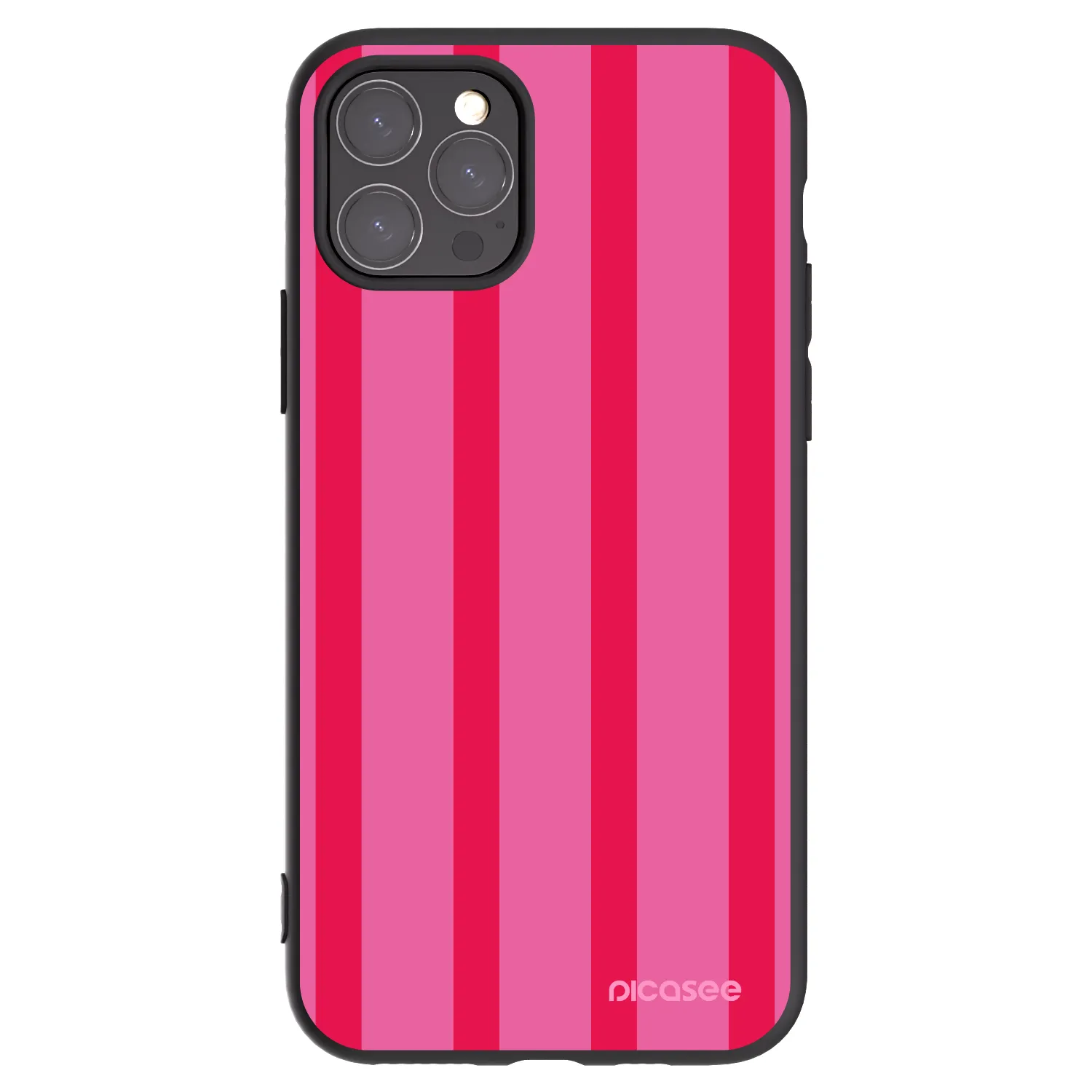 Picasee Μαύρη θήκη σιλικόνης για Apple iPhone 11 Pro - Hot tropic