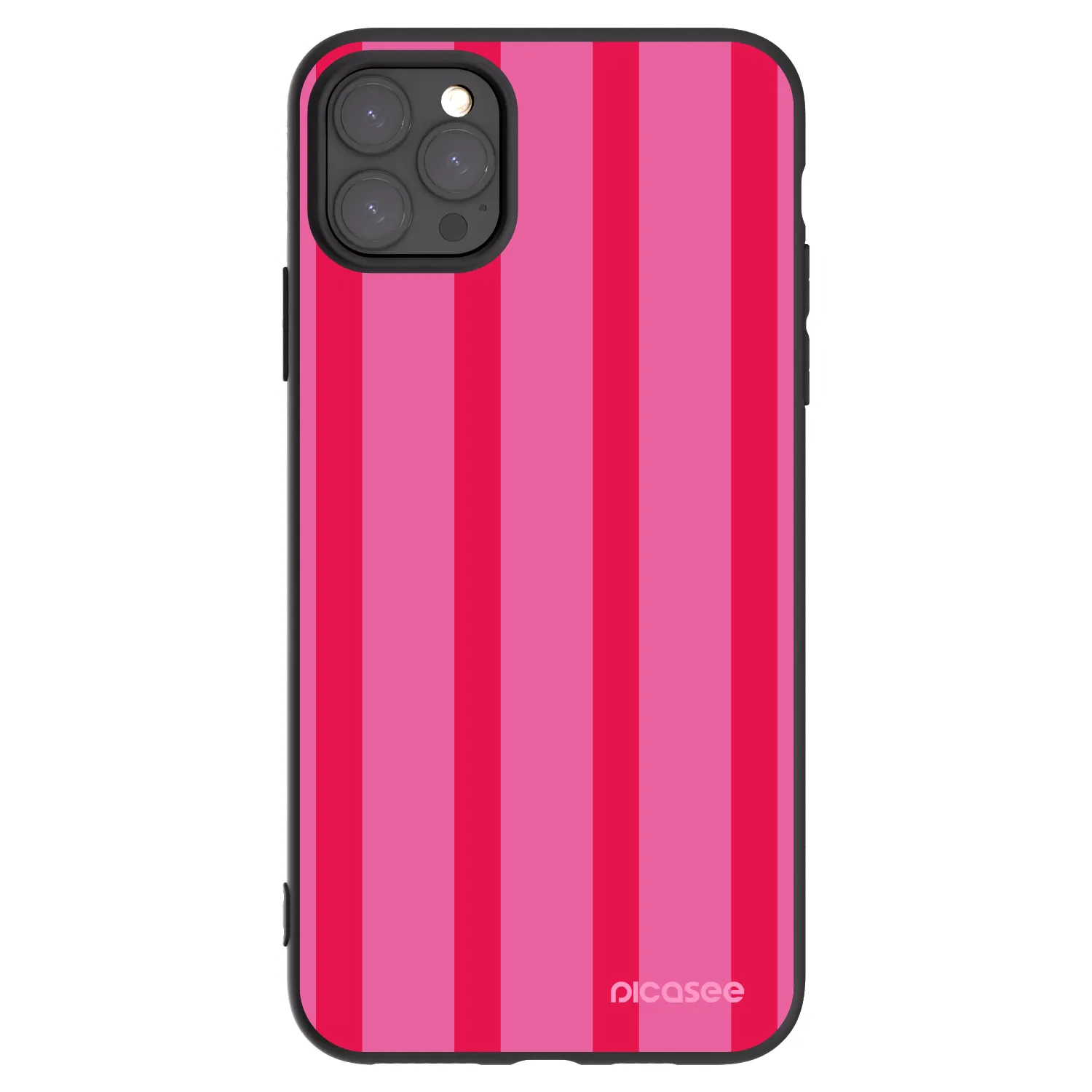 Picasee Μαύρη θήκη σιλικόνης για Apple iPhone 11 Pro Max - Hot tropic
