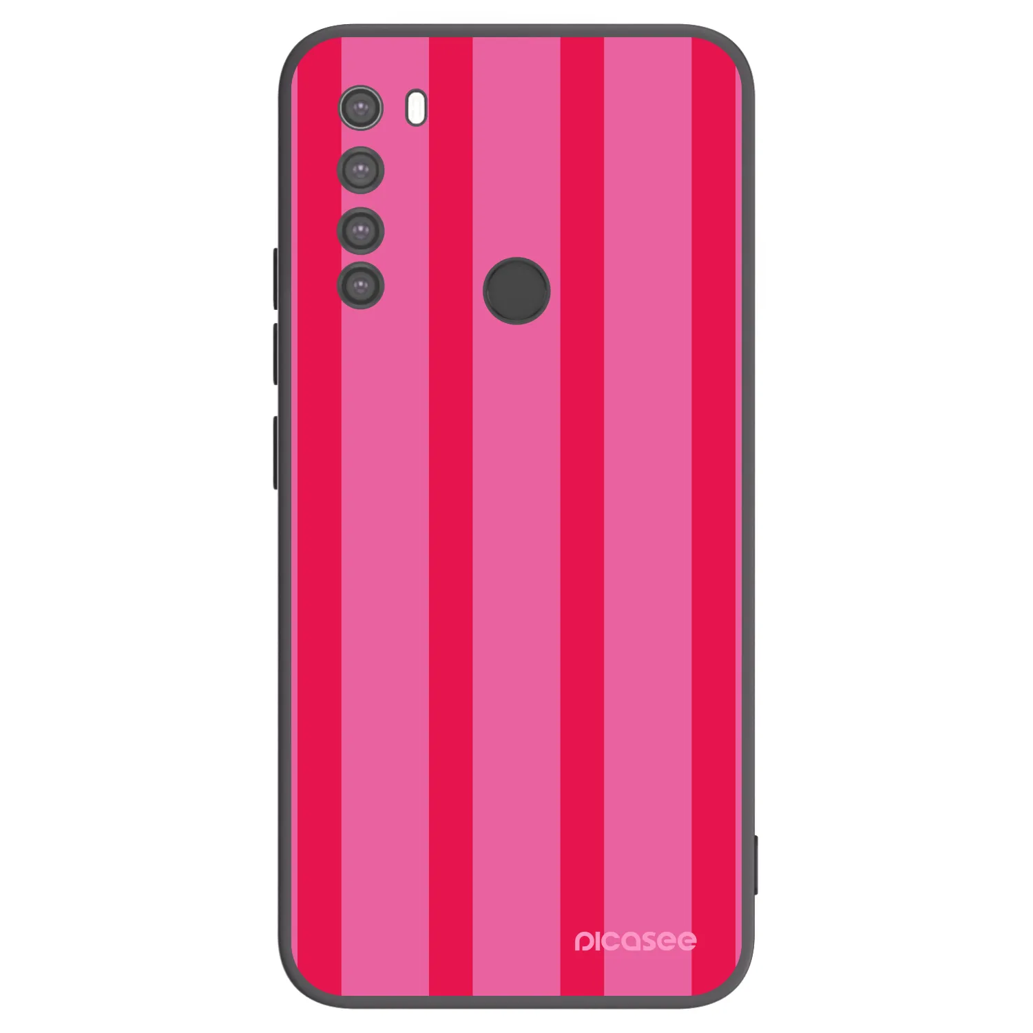 Picasee Μαύρη θήκη σιλικόνης για Xiaomi Redmi Note 8 - Hot tropic