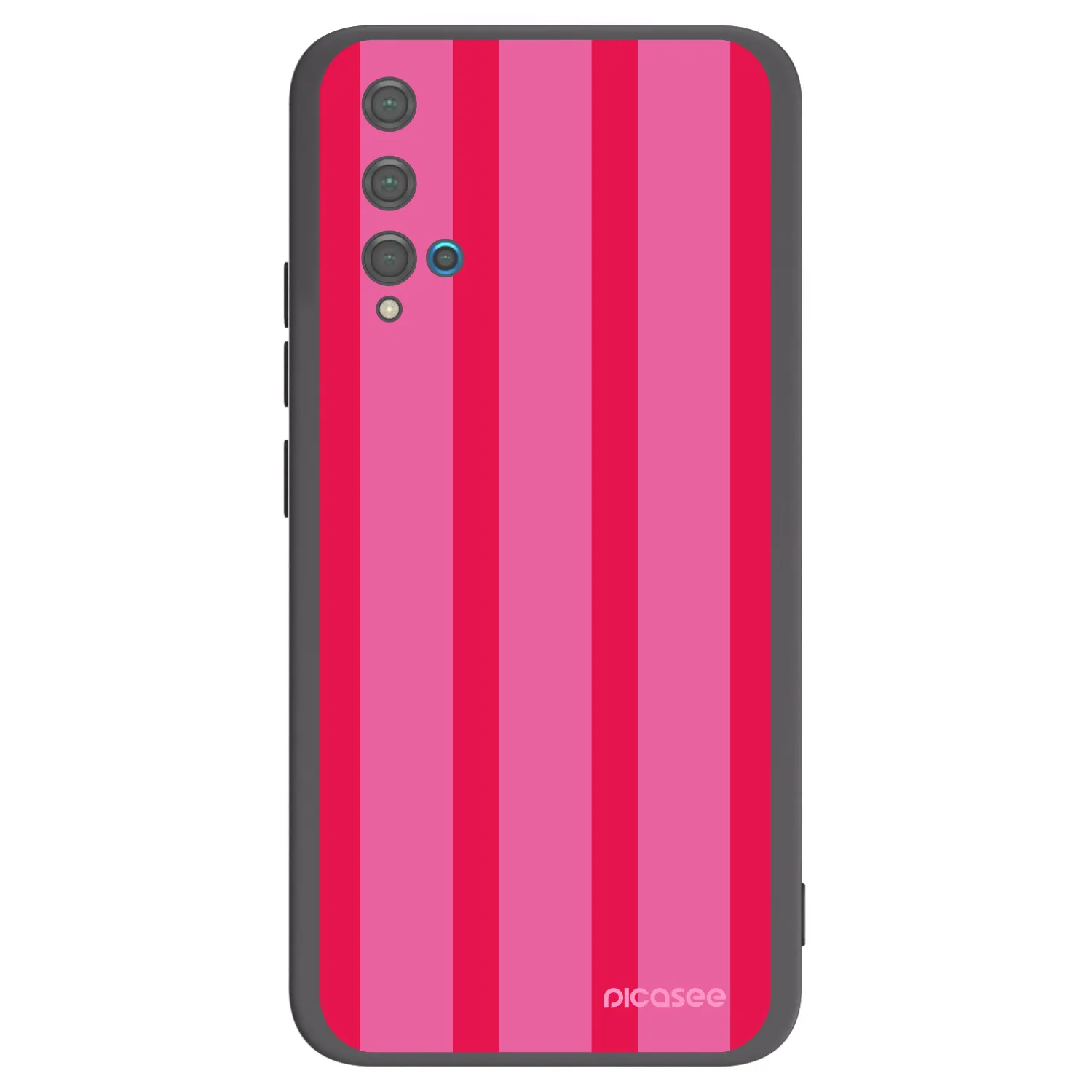 Picasee Μαύρη θήκη σιλικόνης για Huawei Nova 5T - Hot tropic