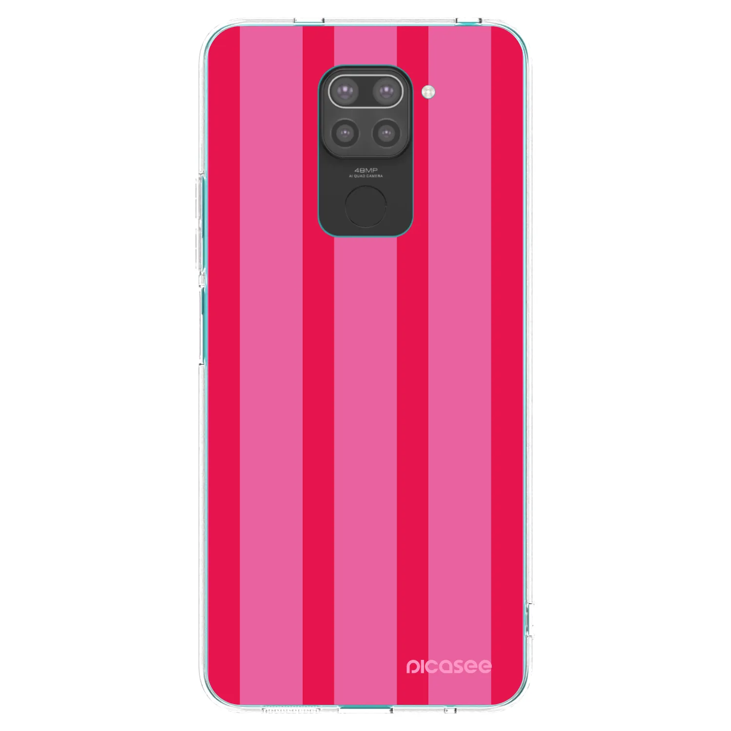 Picasee Μαύρη θήκη σιλικόνης για Xiaomi Redmi Note 9 - Hot tropic