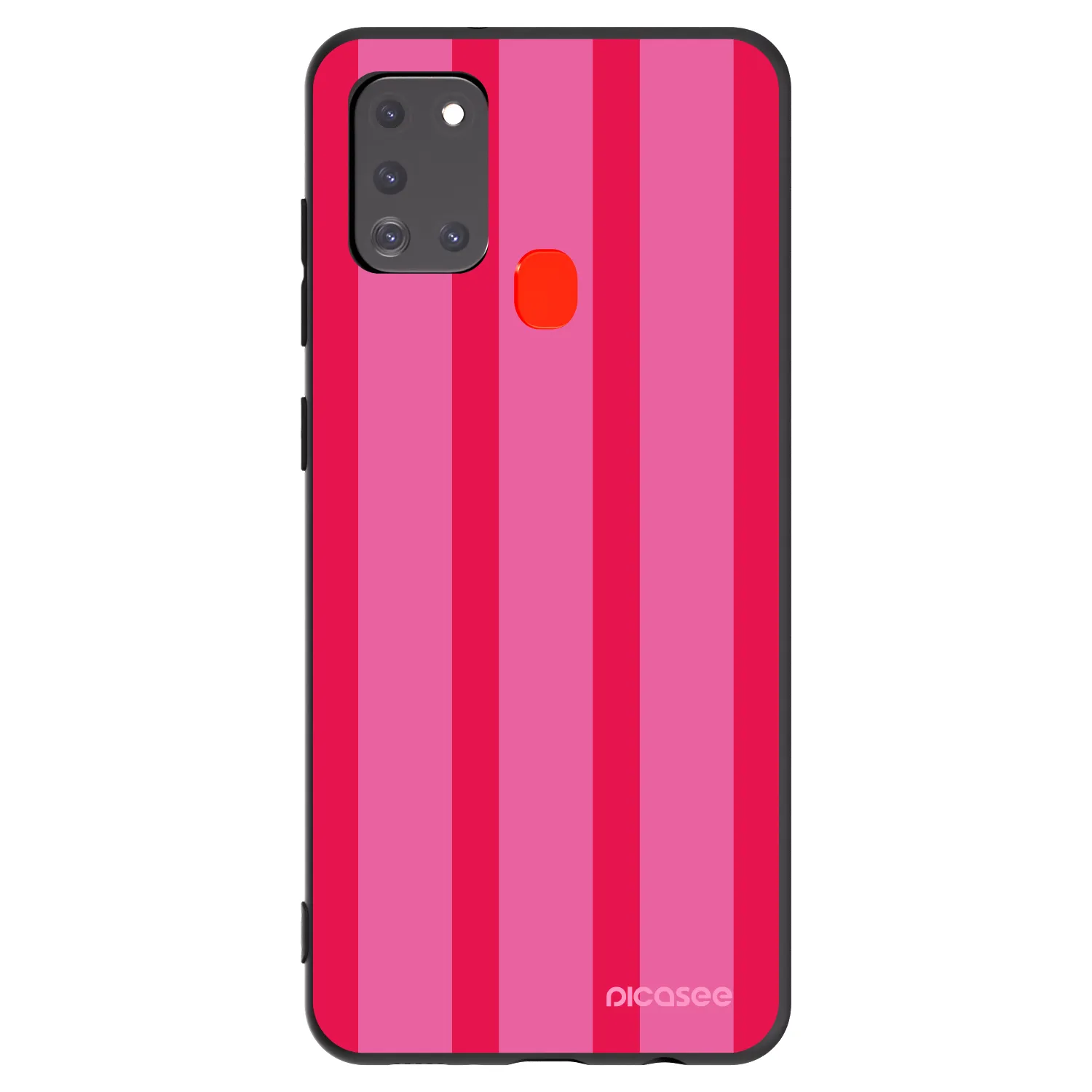Picasee Μαύρη θήκη σιλικόνης για Samsung Galaxy A21s - Hot tropic