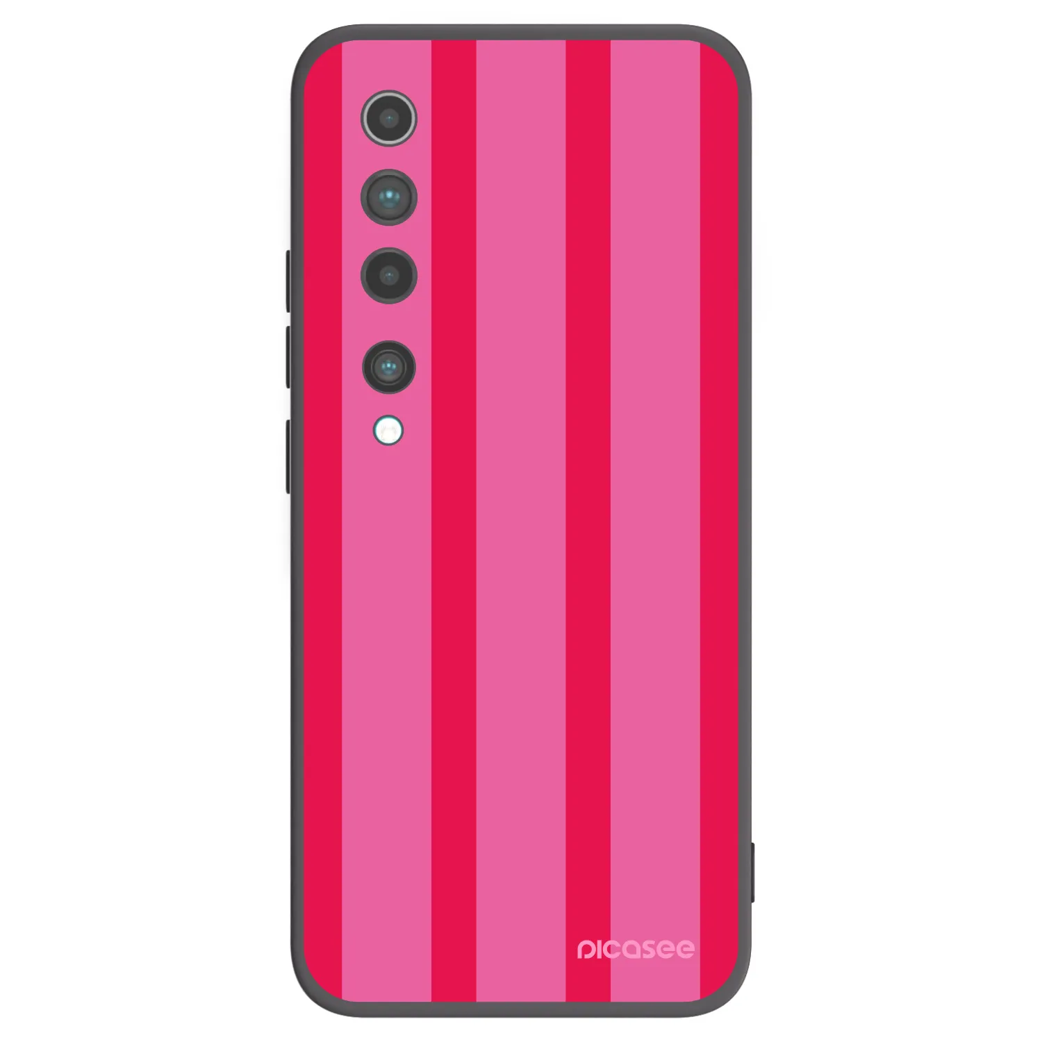 Picasee Μαύρη θήκη σιλικόνης για Xiaomi Mi 10 - Hot tropic