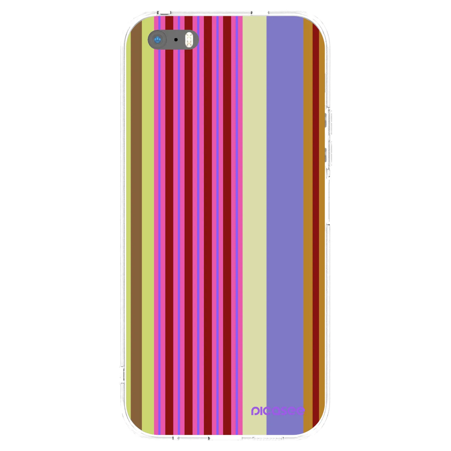 Picasee διαφανής θήκη σιλικόνης Apple iPhone 5/5S/SE - Late checkout