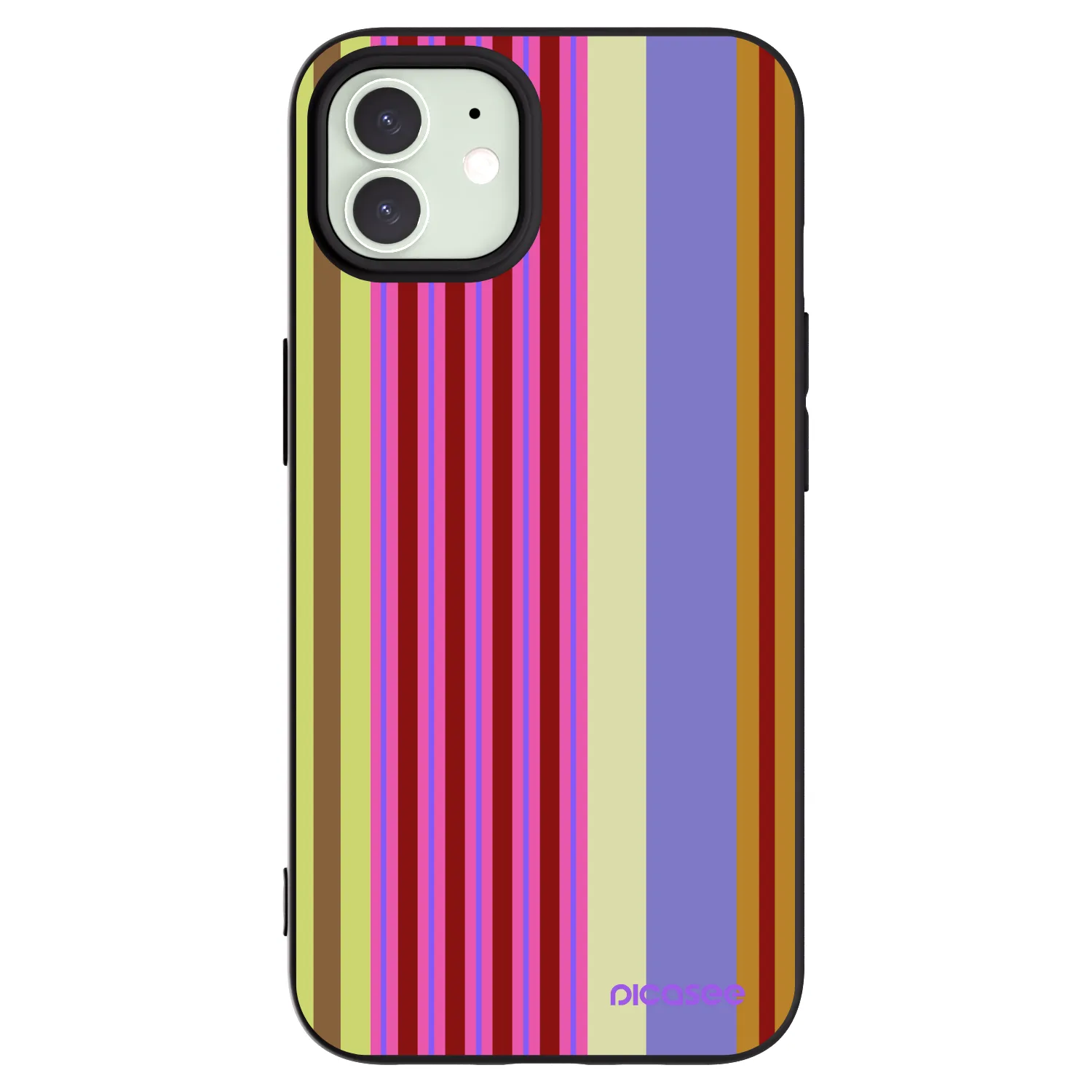 Picasee Μαύρη θήκη σιλικόνης για Apple iPhone 12 Pro - Late checkout