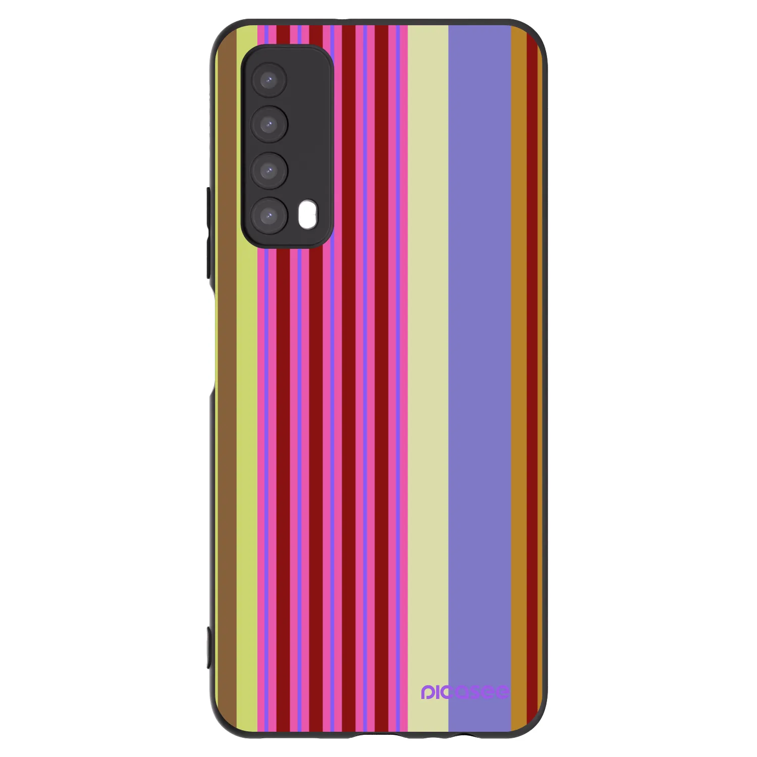 Picasee Μαύρη θήκη σιλικόνης για Huawei P Smart 2021 - Late checkout