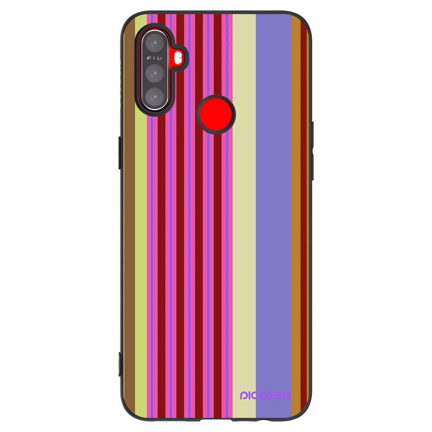 Picasee Μαύρη θήκη σιλικόνης για Realme C3 - Late checkout