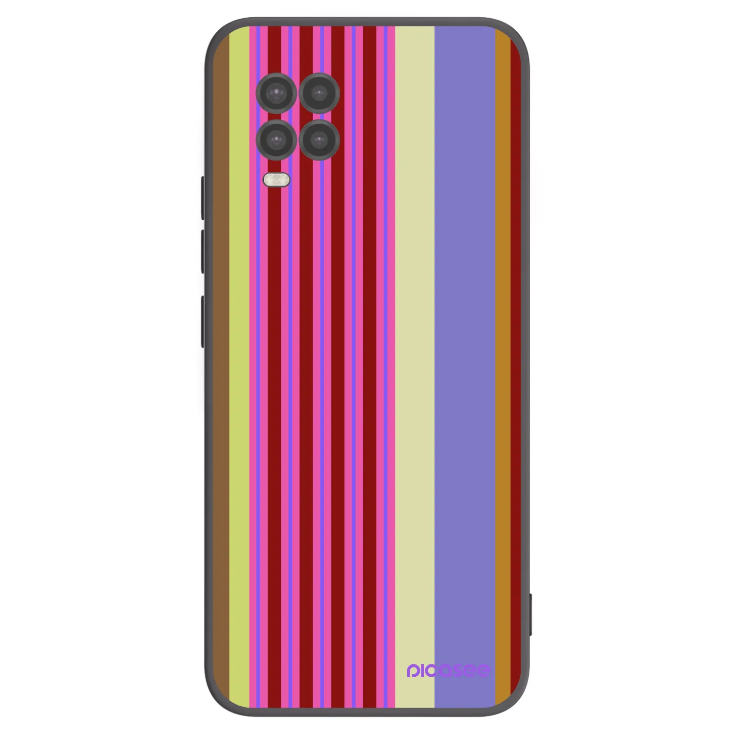 Picasee Μαύρη θήκη σιλικόνης για Xiaomi Mi 10 Lite - Late checkout
