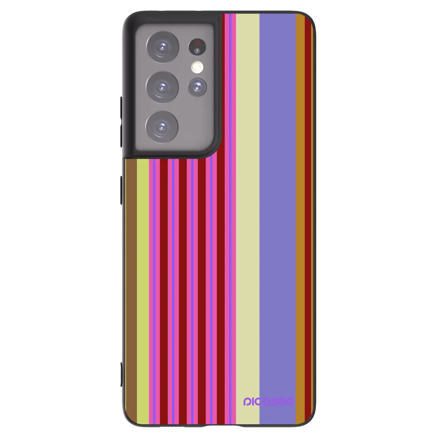 Picasee Μαύρη θήκη σιλικόνης για Samsung Galaxy S21 Ultra 5G G998B - Late checkout