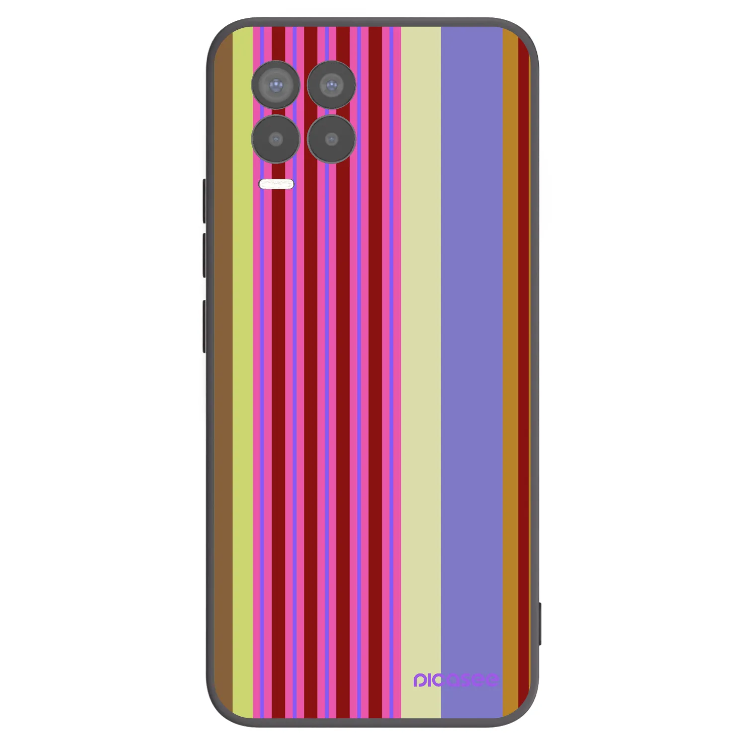 Picasee Μαύρη θήκη σιλικόνης για Realme 8 Pro - Late checkout