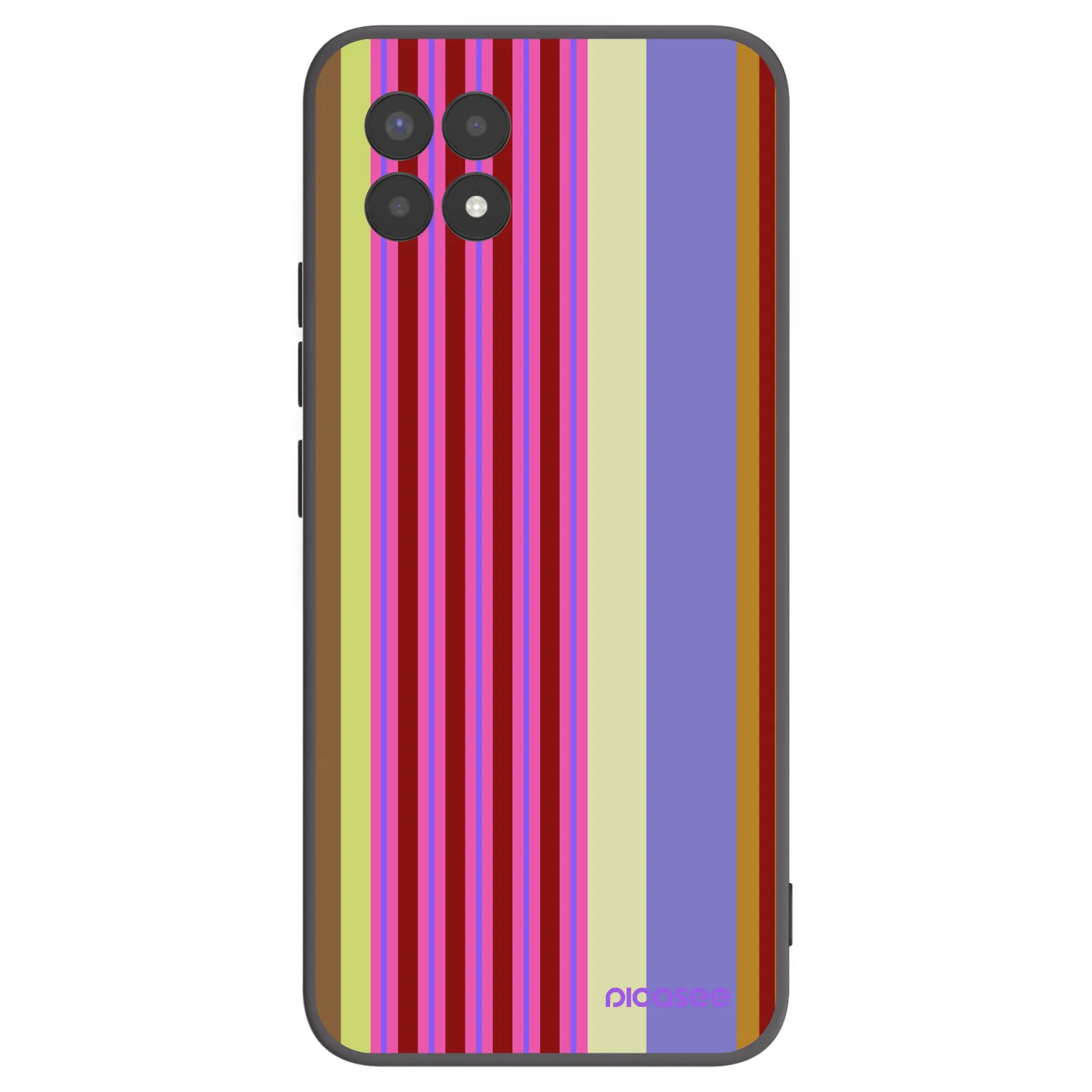 Picasee Μαύρη θήκη σιλικόνης για Realme 8i - Late checkout