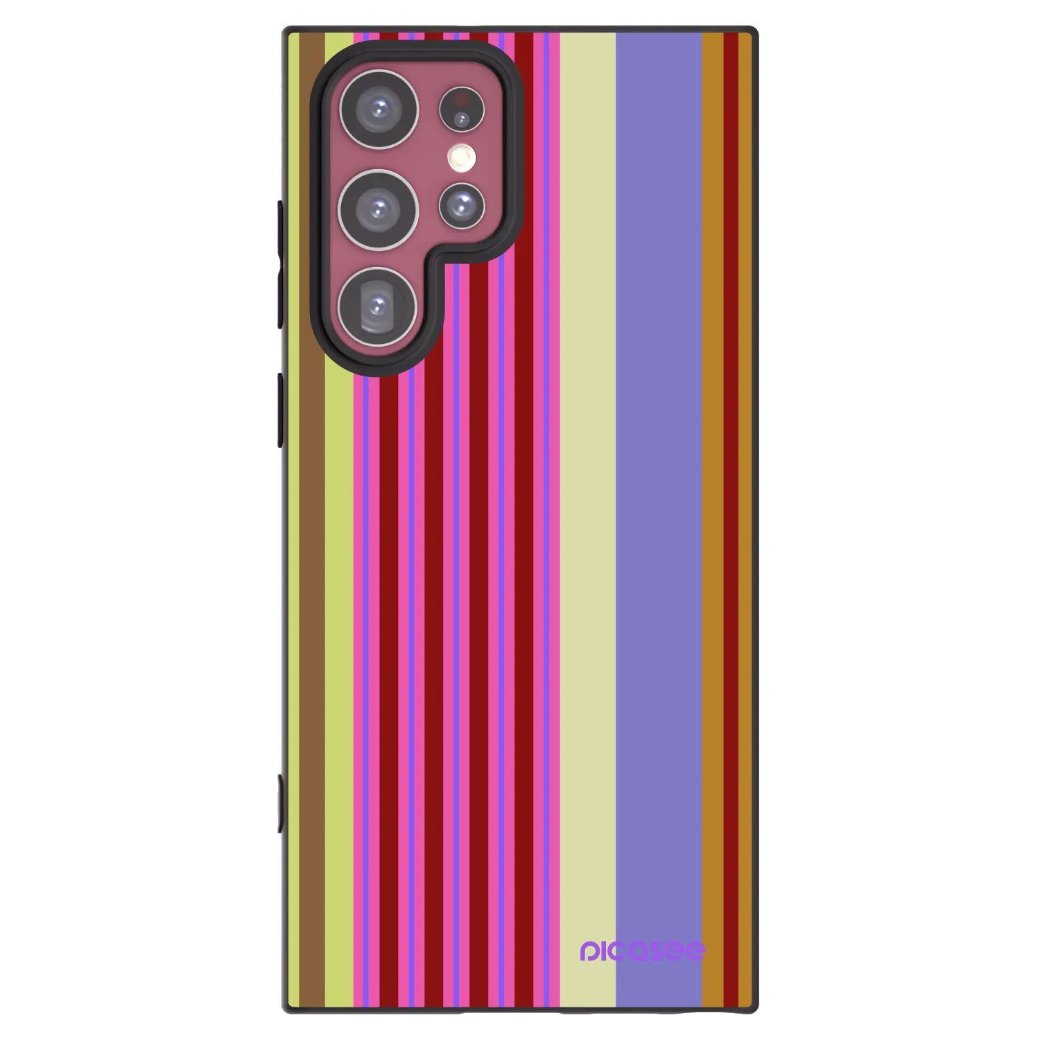 Picasee Μαύρη θήκη σιλικόνης για Samsung Galaxy S22 Ultra 5G - Late checkout