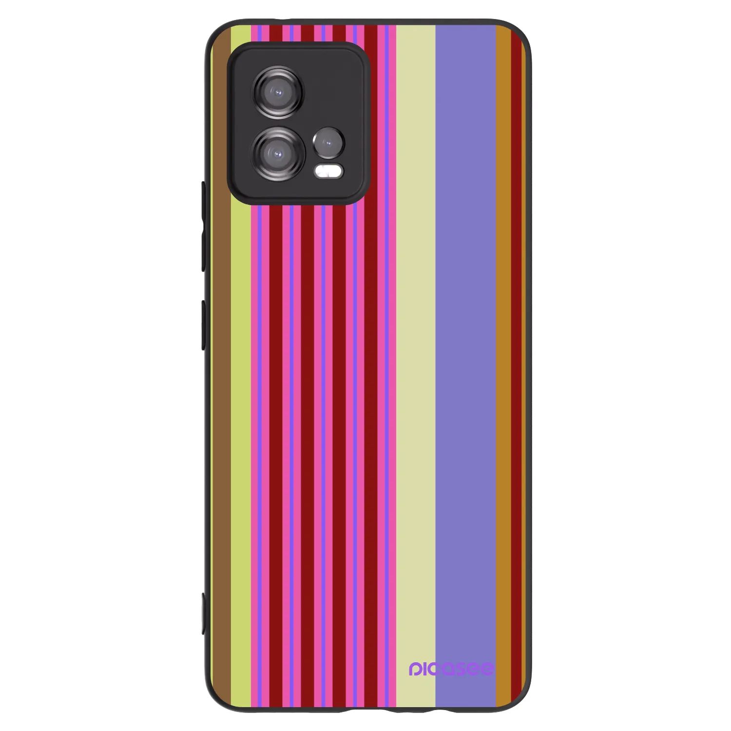 Picasee Μαύρη θήκη σιλικόνης για Motorola Moto G72 - Late checkout