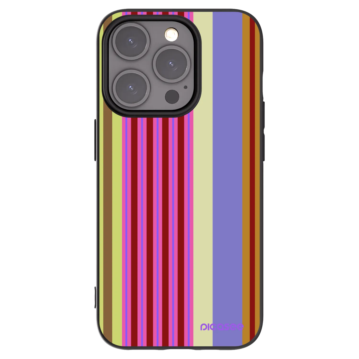 Picasee Μαύρη θήκη σιλικόνης για Apple iPhone 15 Pro - Late checkout