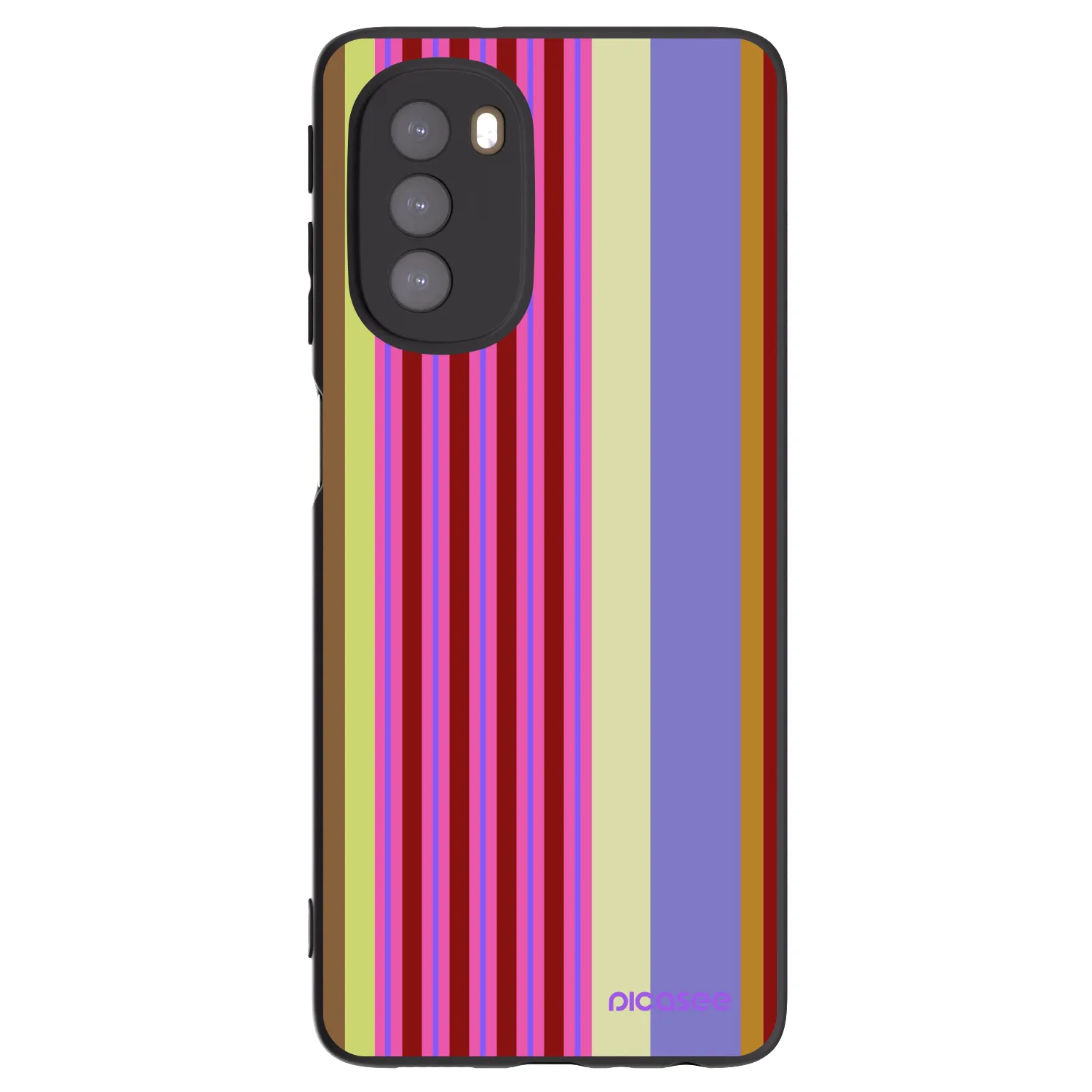 Picasee Μαύρη θήκη σιλικόνης για Motorola Moto G51 - Late checkout