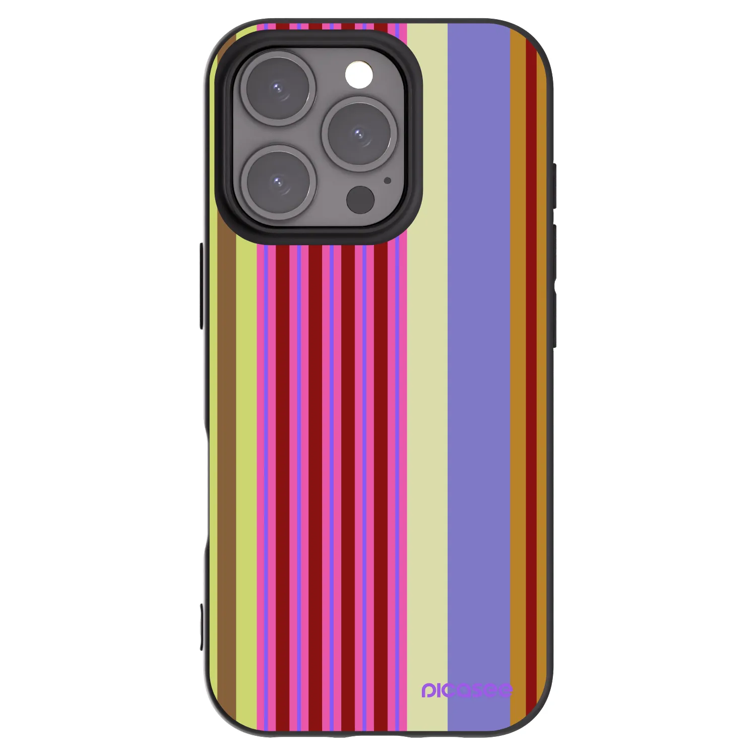 Picasee Μαύρη θήκη σιλικόνης για Apple iPhone 16 Pro - Late checkout