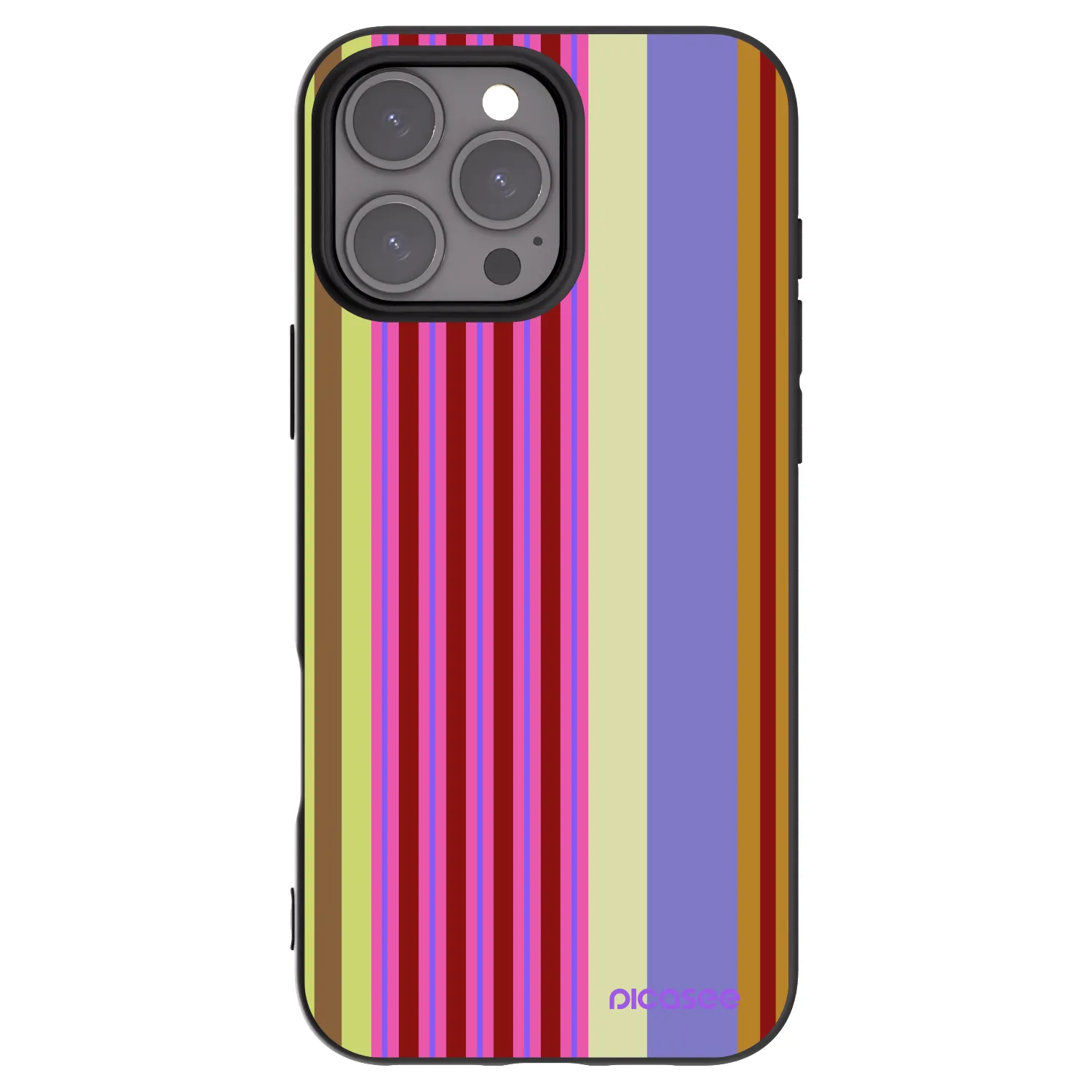 Picasee Μαύρη θήκη σιλικόνης για Apple iPhone 16 Pro Max - Late checkout