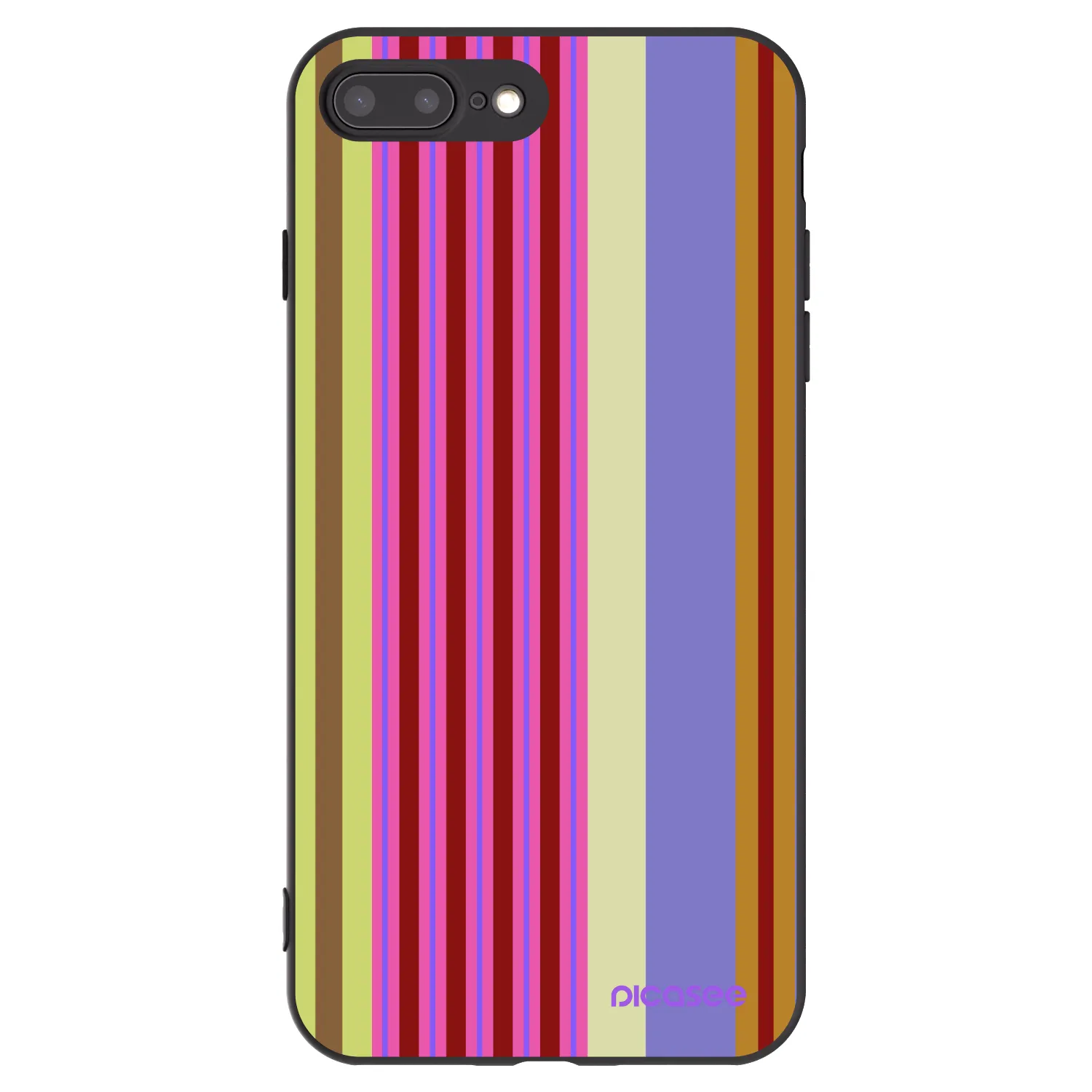 Picasee Μαύρη θήκη σιλικόνης για Apple iPhone 7 Plus - Late checkout