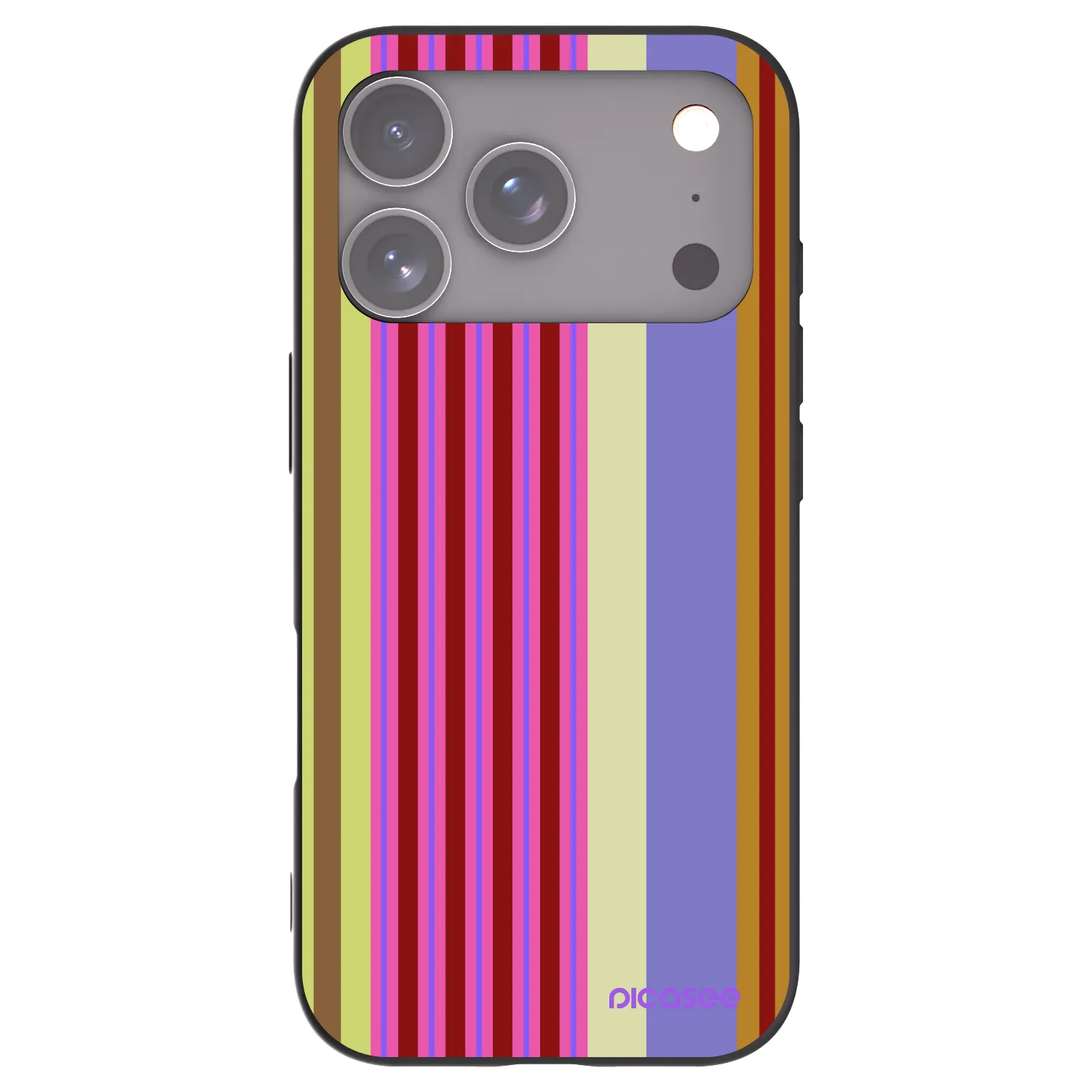 Picasee Μαύρη θήκη σιλικόνης για Apple iPhone 17 Pro - Late checkout