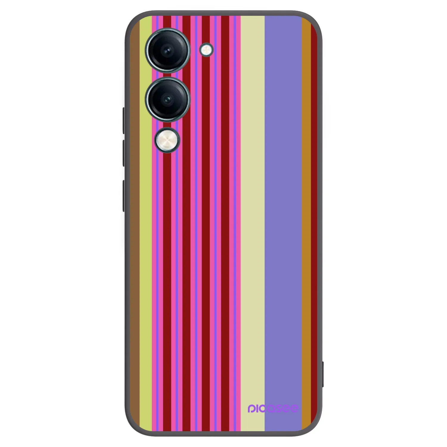 Picasee Μαύρη θήκη σιλικόνης για Vivo Y29s 5G - Late checkout