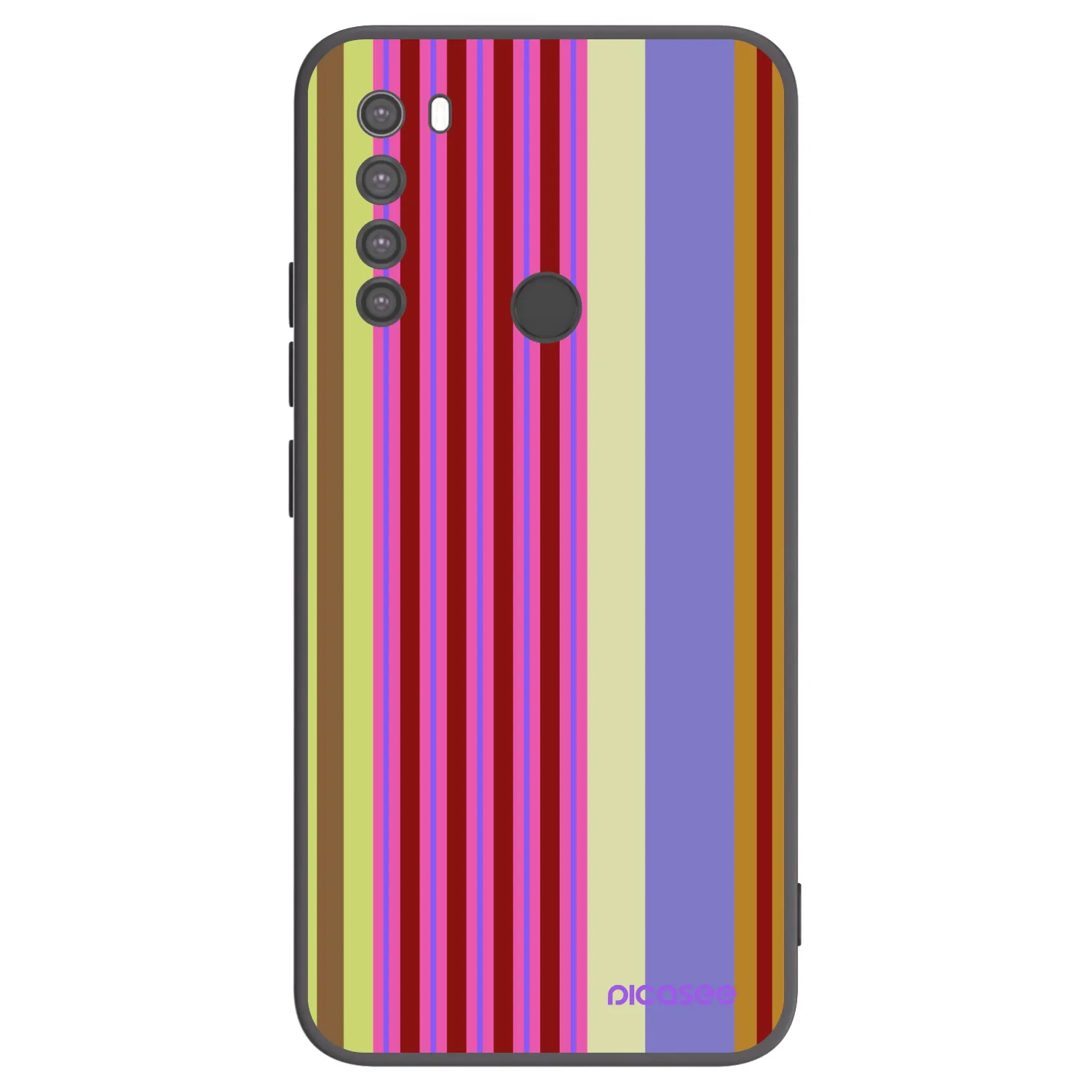 Picasee Μαύρη θήκη σιλικόνης για Xiaomi Redmi Note 8 - Late checkout
