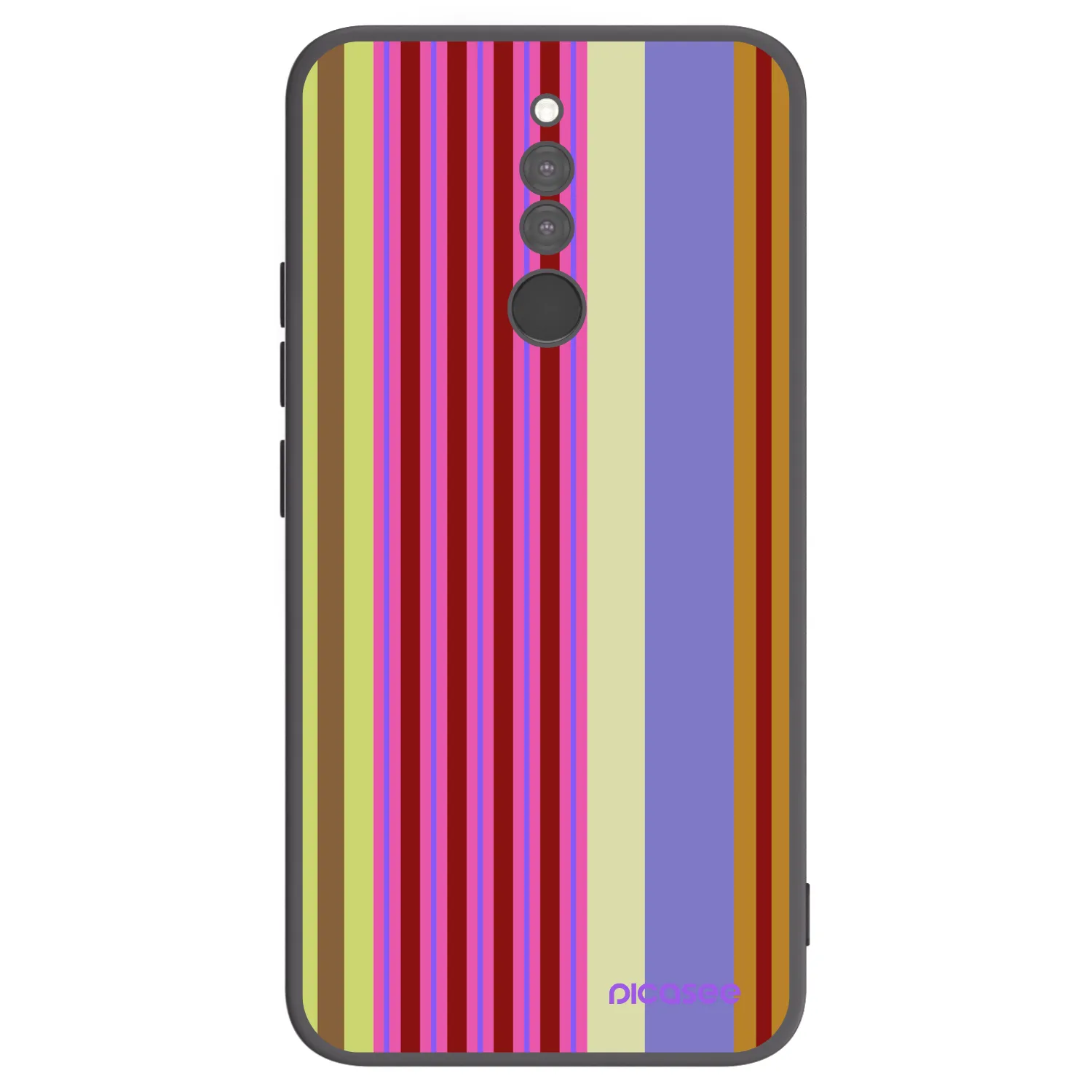 Picasee Μαύρη θήκη σιλικόνης για Xiaomi Redmi 8 - Late checkout